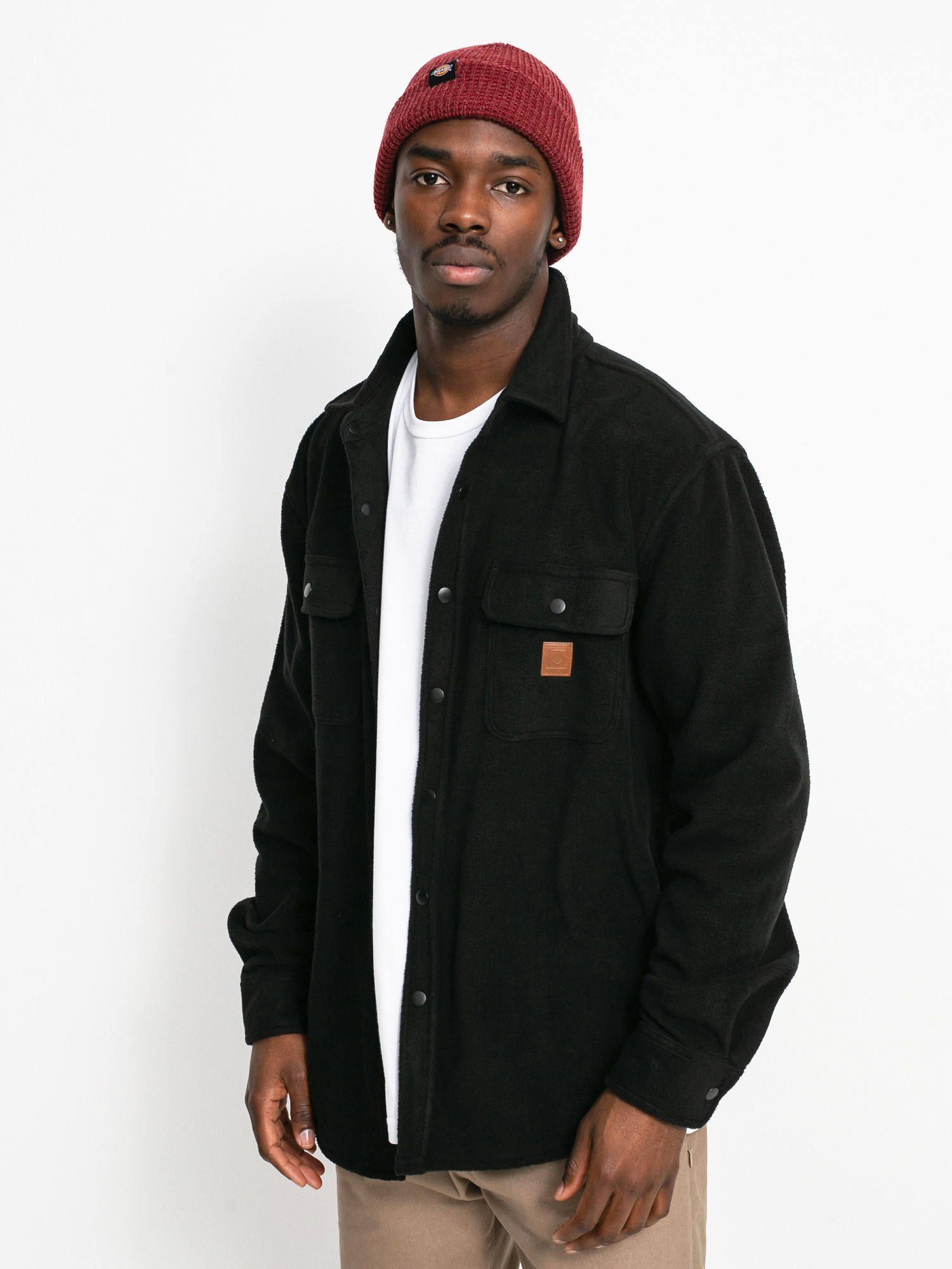 Brixton Bowery Arctic Stretch Ls Hemd (black)