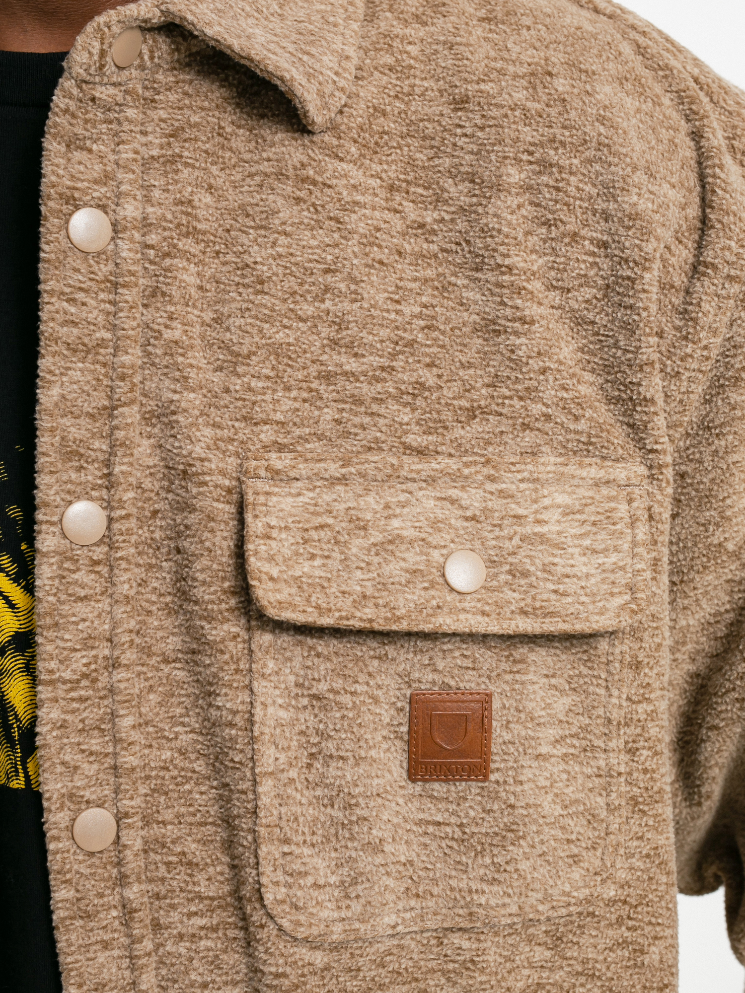 Brixton Bowery Arctic Stretch Ls Shirt (oatmeal)