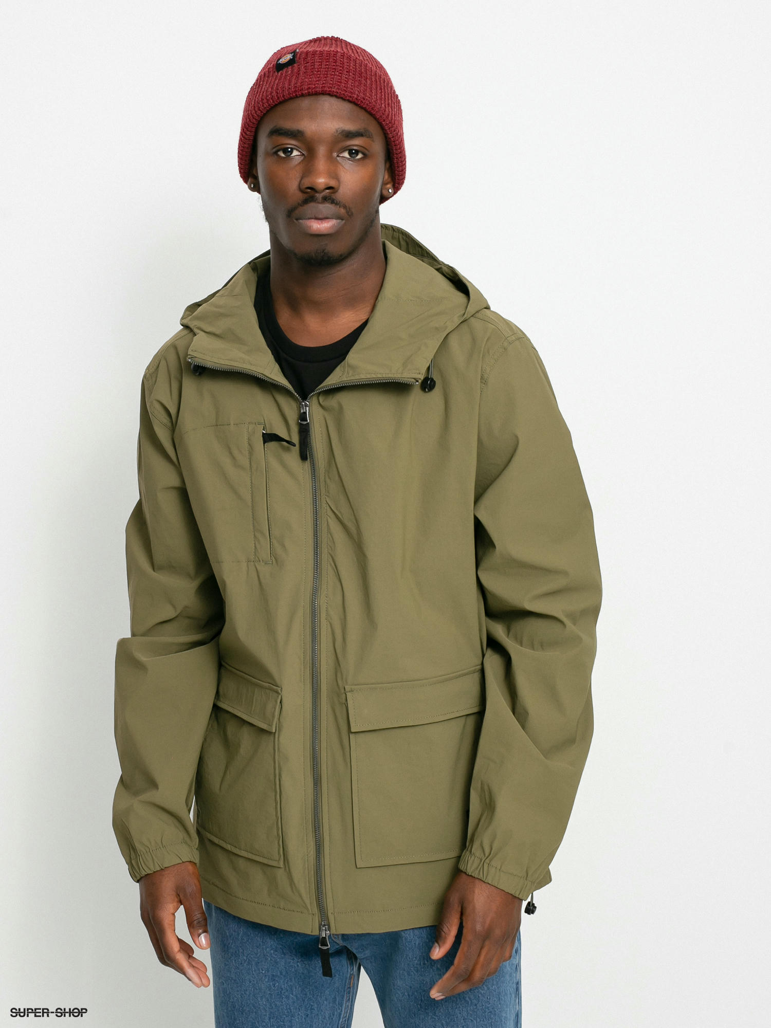 Brixton Utility X Parka Jacket (military olive)