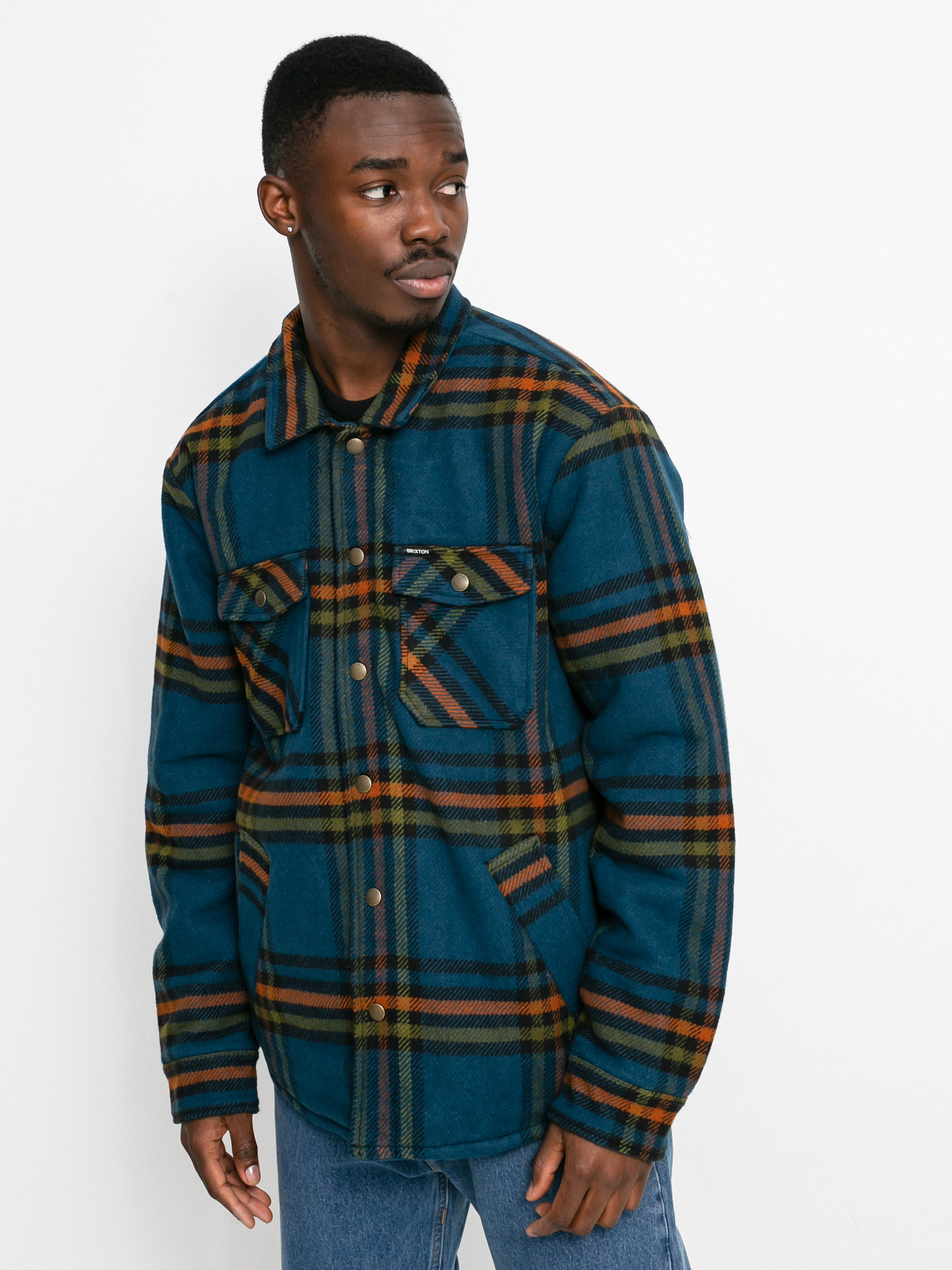 Brixton Bowery Lined Jacket (marine blue)