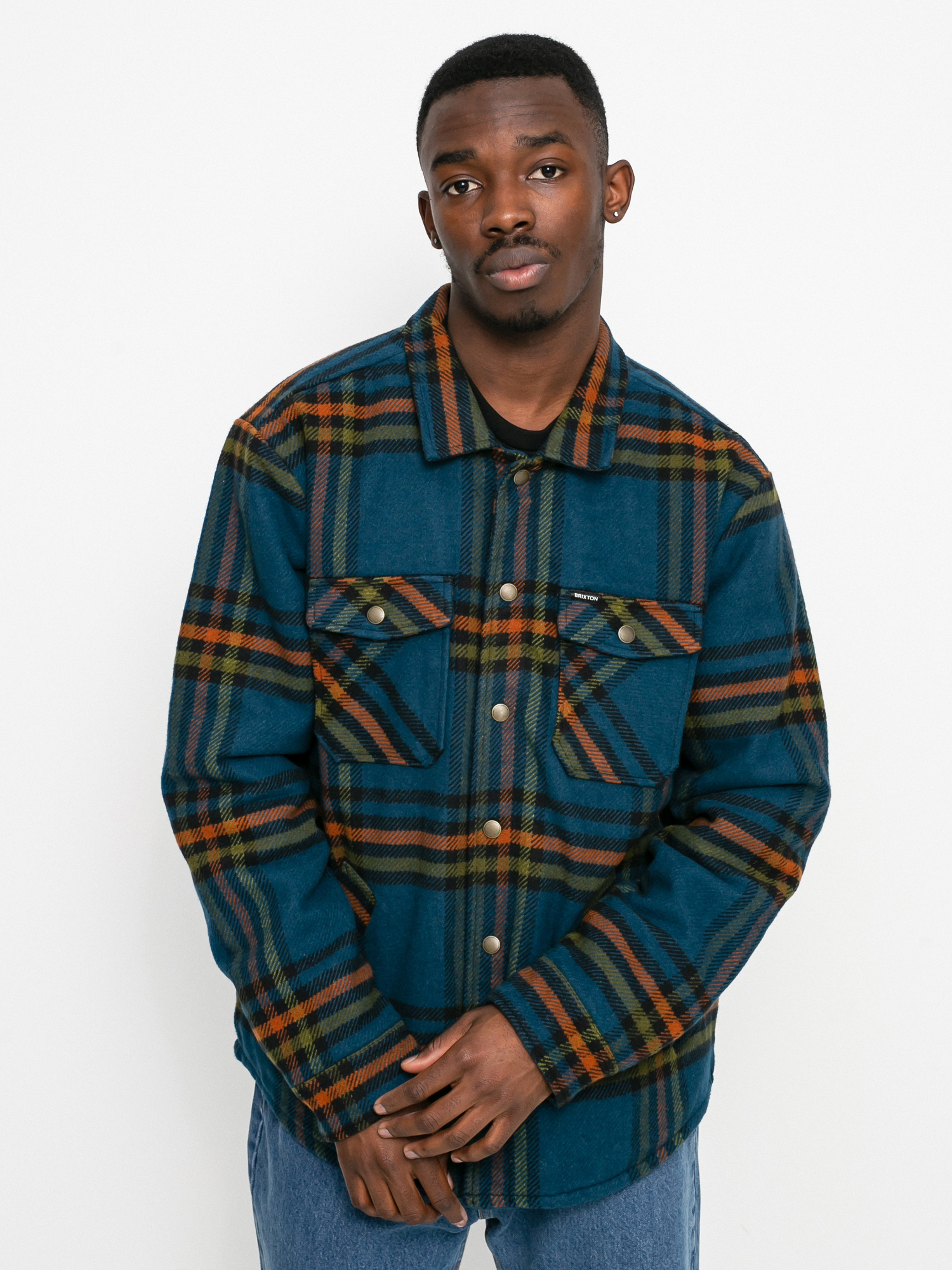 Brixton Bowery Lined Jacket (marine blue)
