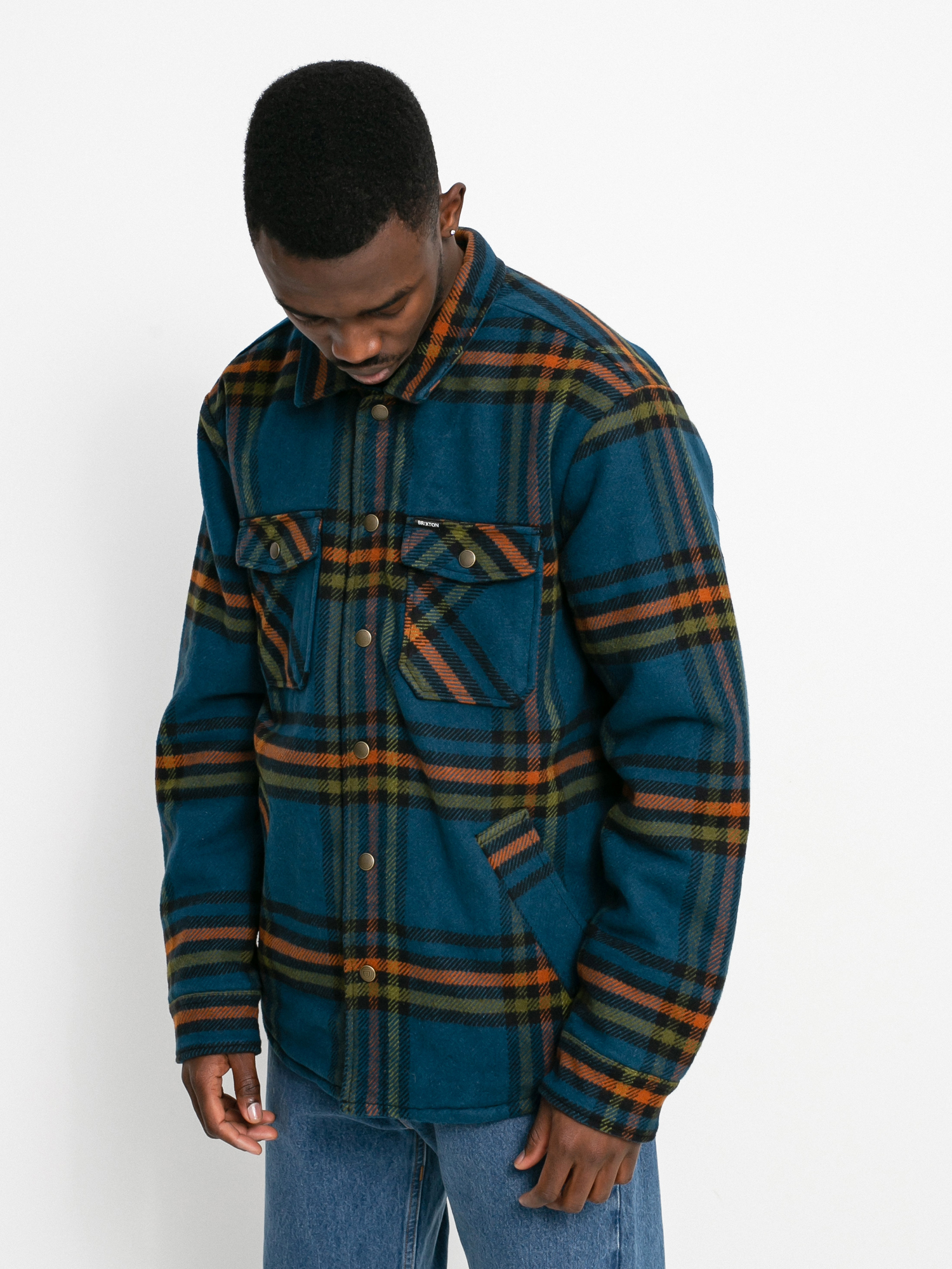 Brixton Bowery Lined Jacket (marine blue)