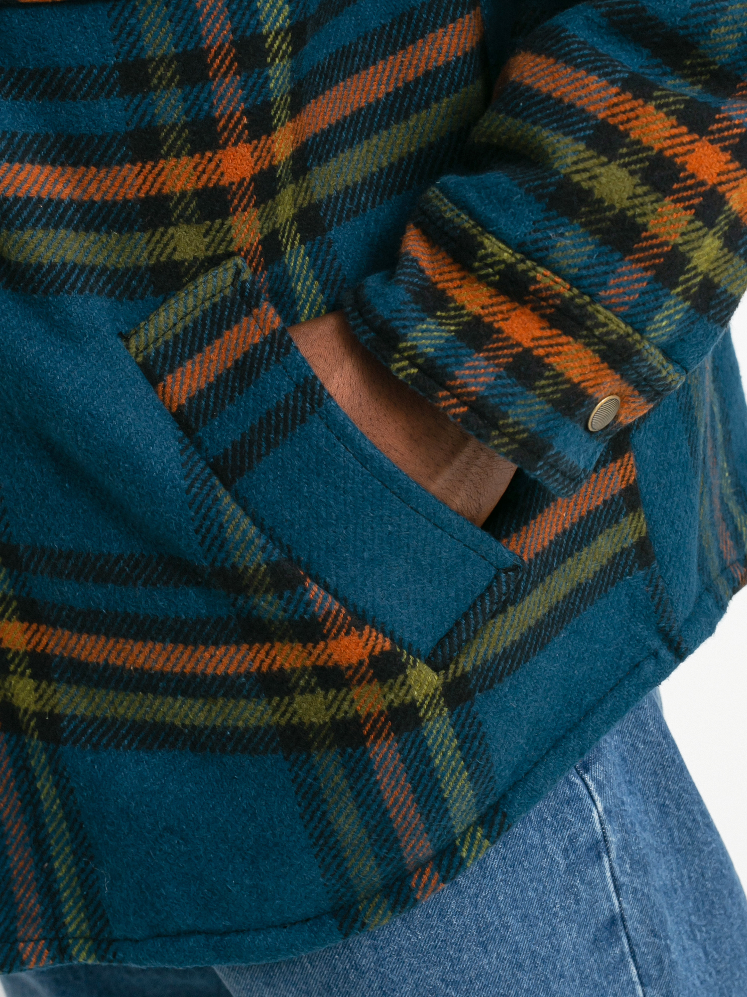 Brixton Bowery Lined Jacket (marine blue)