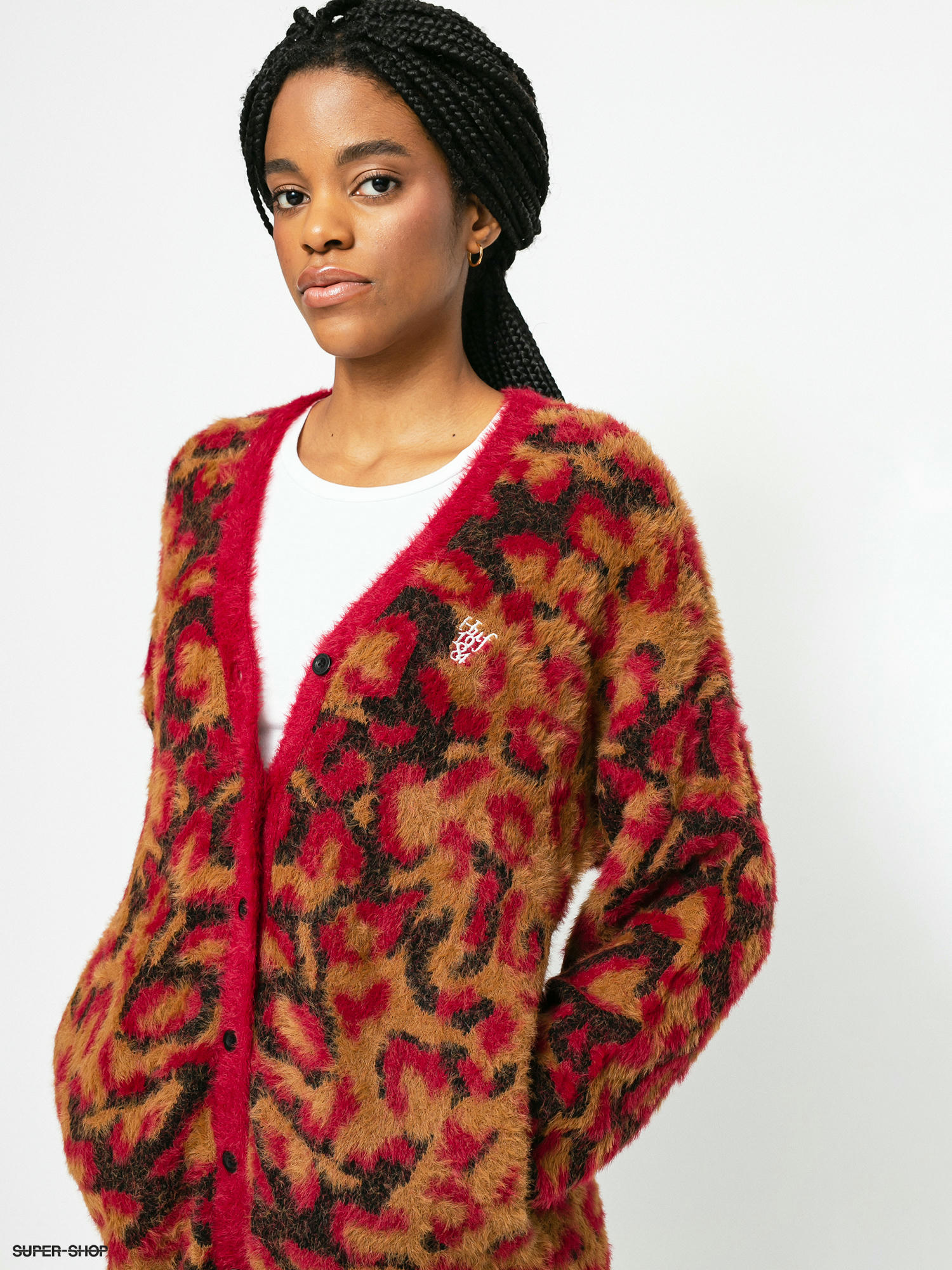 Leopard shop knitted sweater