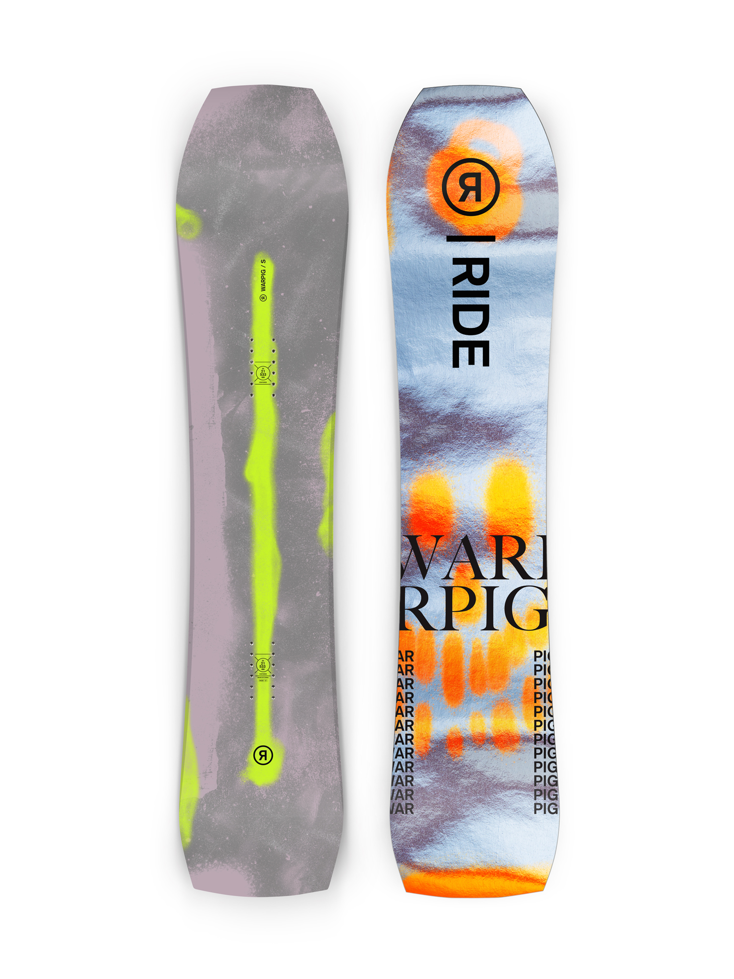 Ride Warpig Snowboard - Mehrfarbig 
