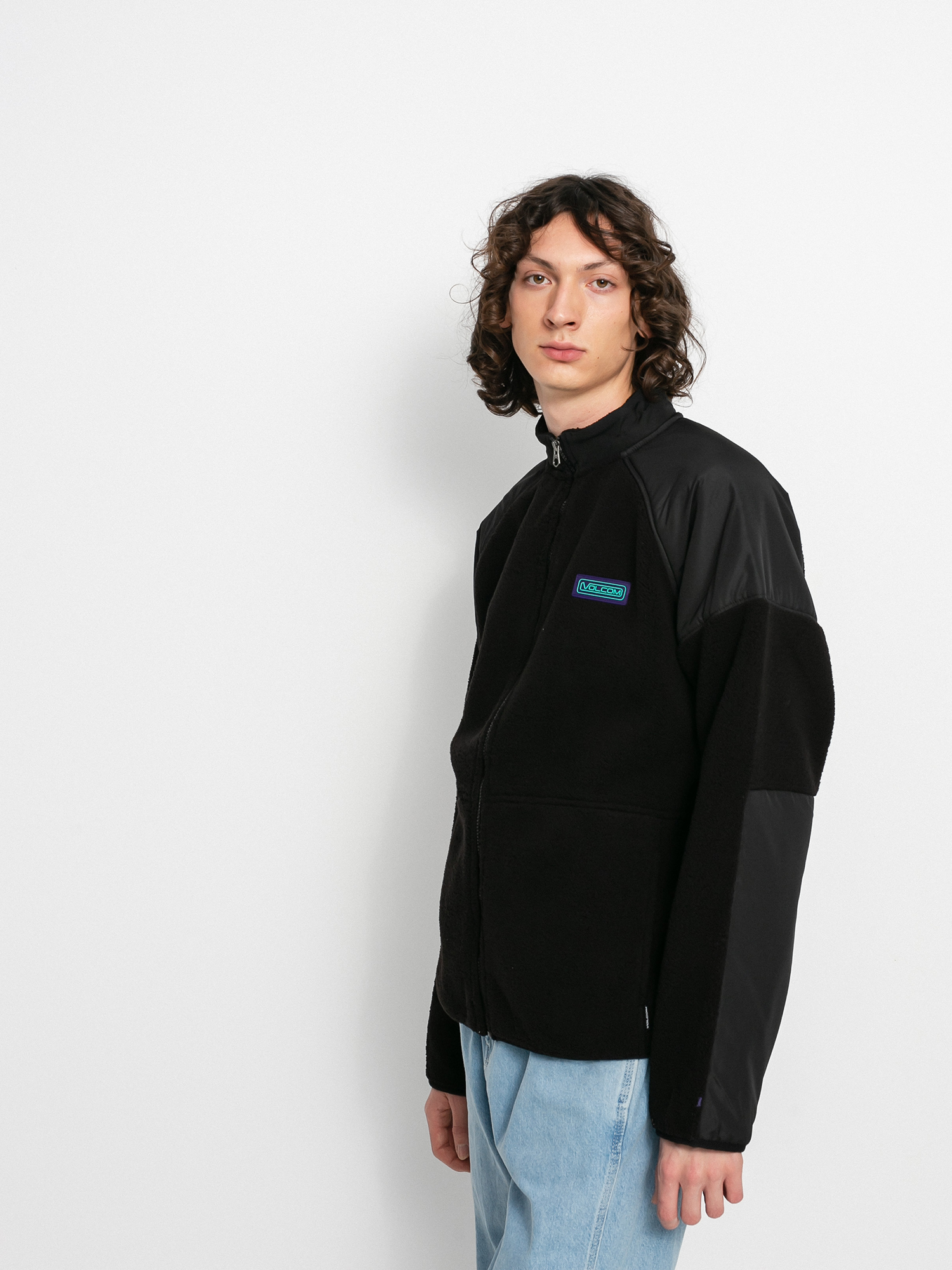 Volcom Runtime Error Zip Sweatshirt (black)