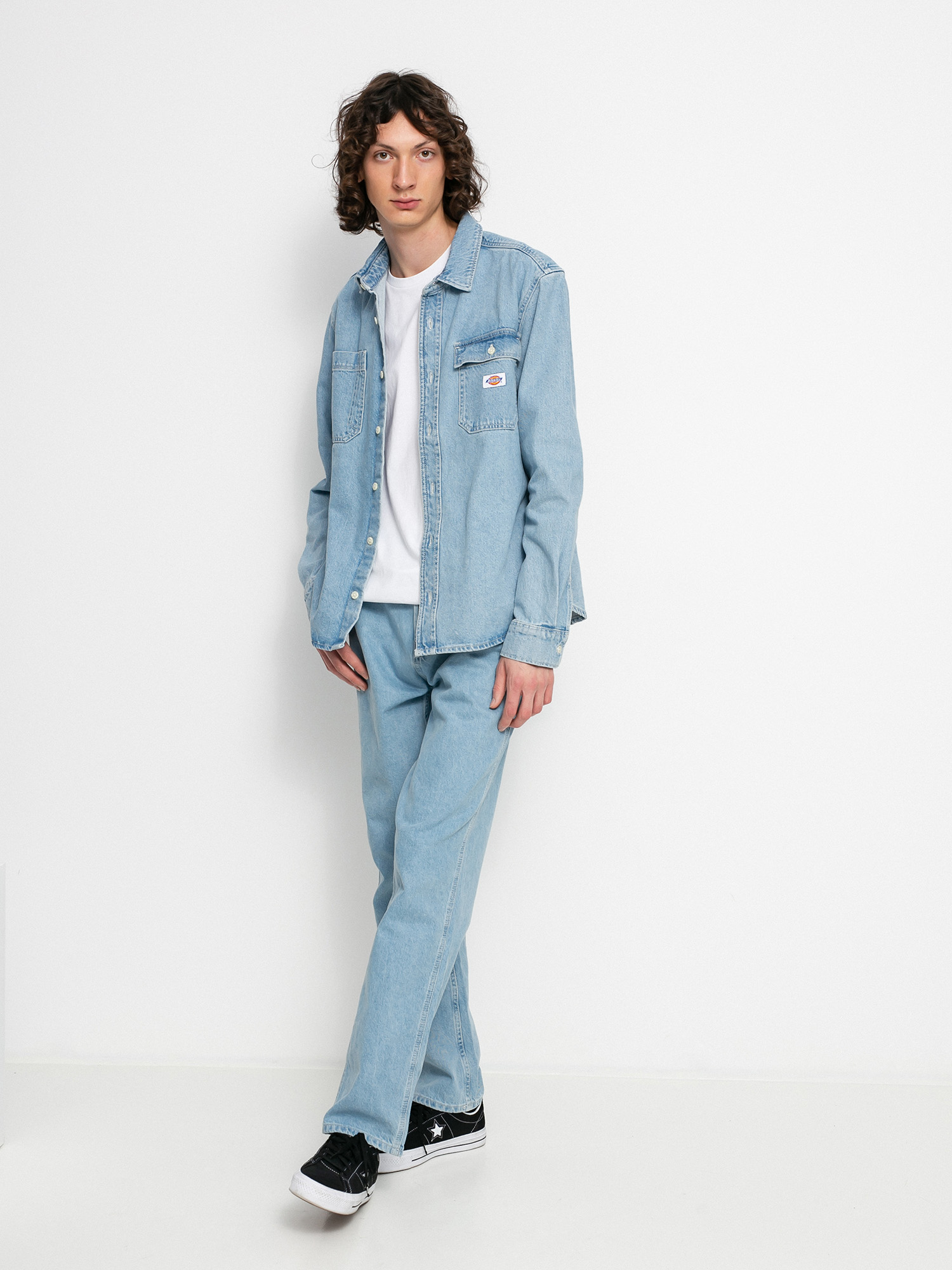 Dickies Kibler Hemd (vintage aged blue)