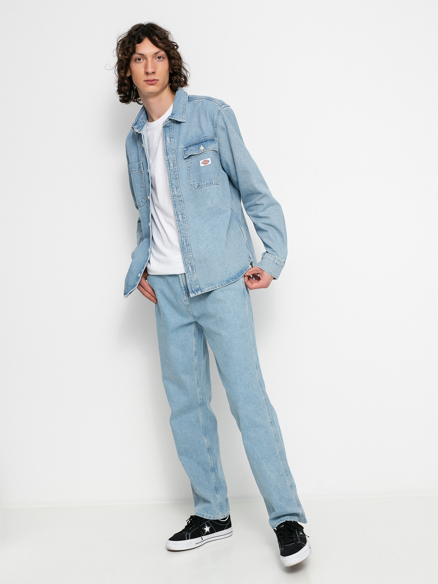 Dickies Kibler Hemd (vintage aged blue)