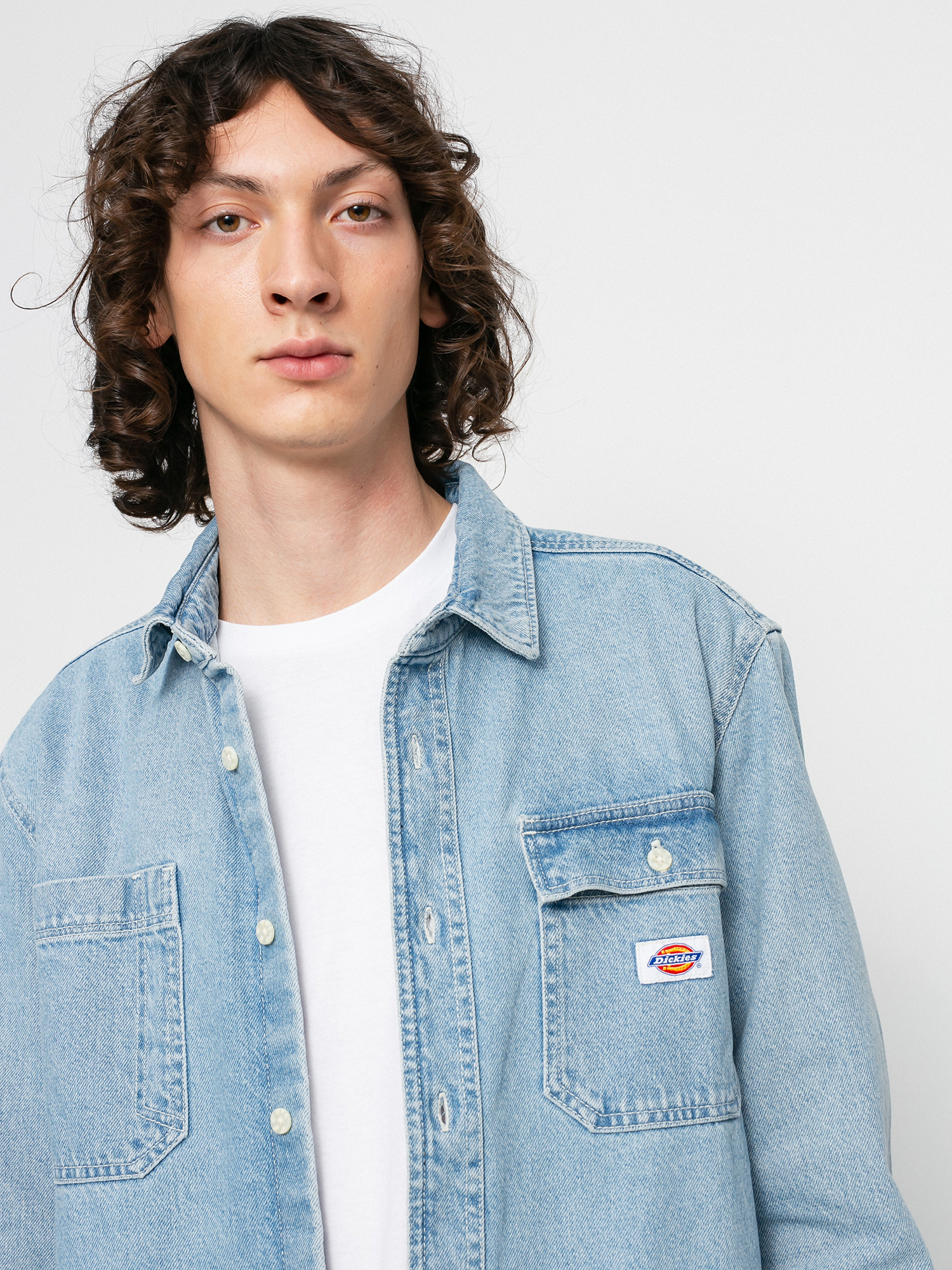 Dickies Kibler Hemd (vintage aged blue)