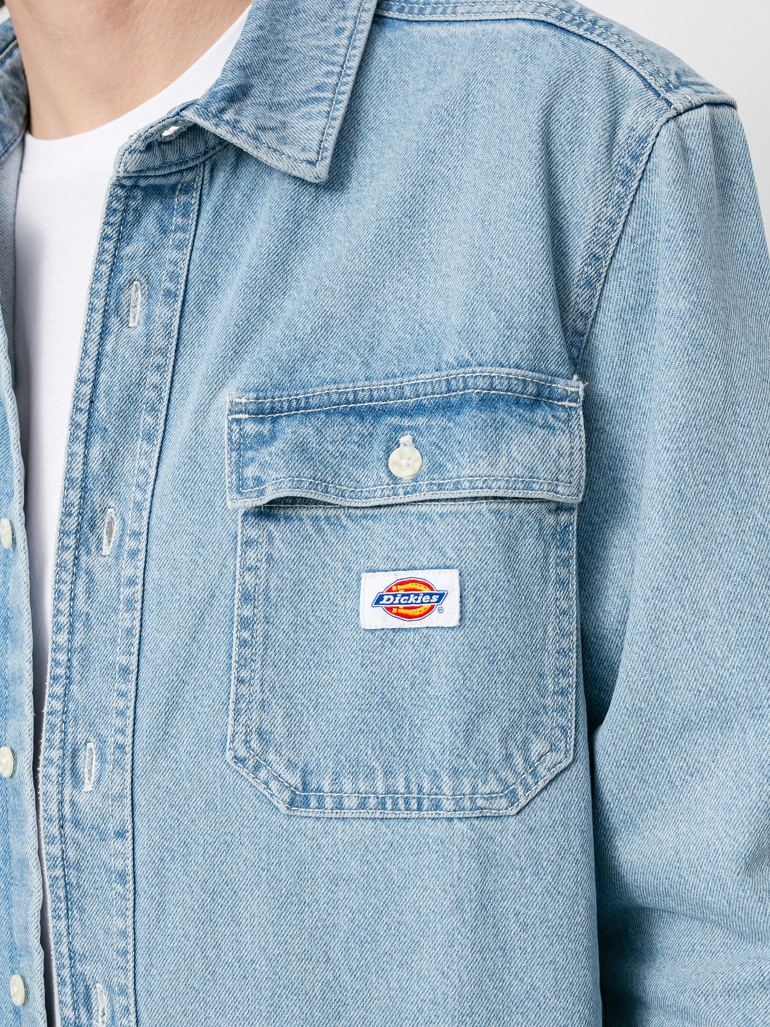 Dickies Kibler Hemd (vintage aged blue)