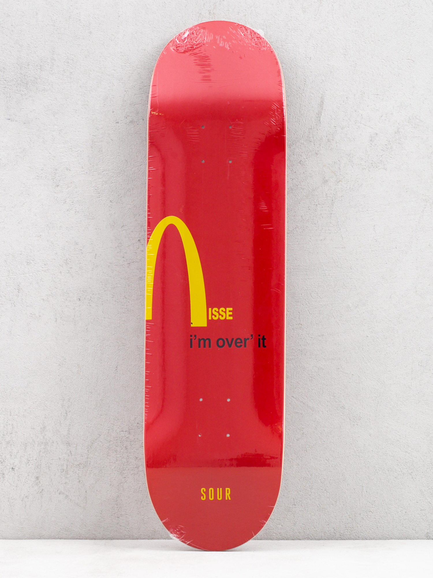 Sour Solution Nisse Over It Deck (red)