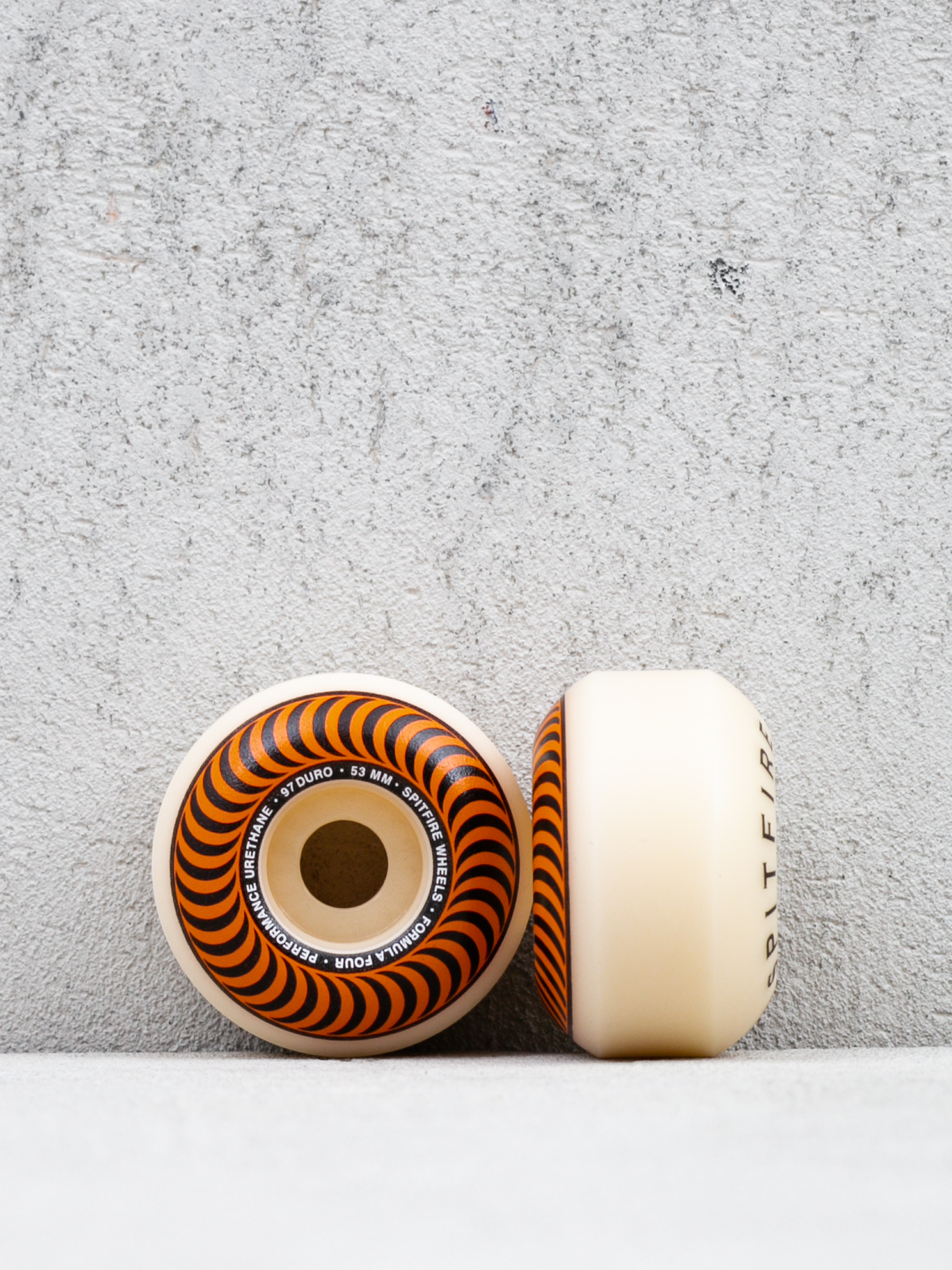Spitfire Formula Four Classic Skateboard Wheels - natural
