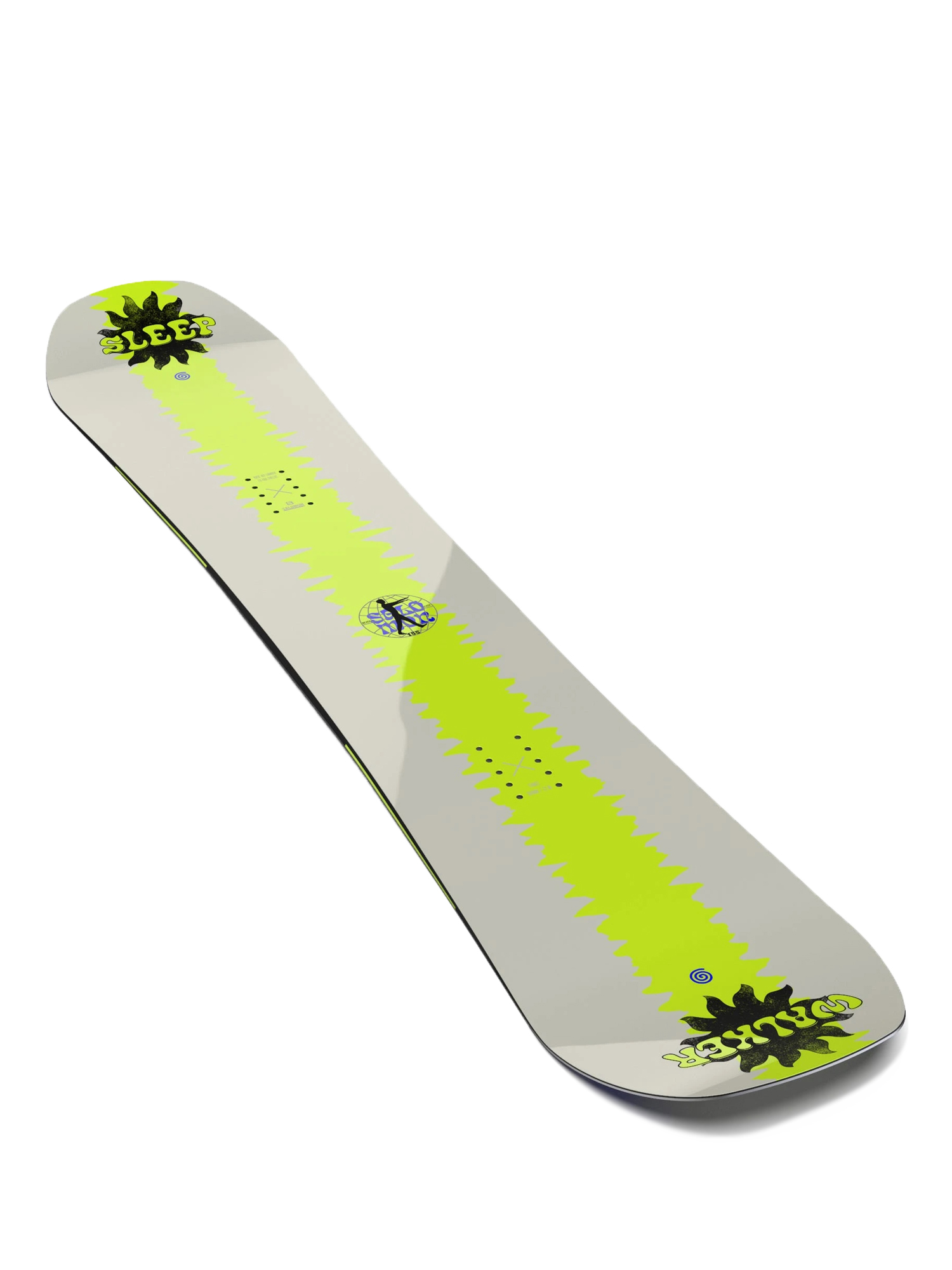 Salomon Sleepwalker Snowboard - multicolor (natural/yellow/blue)