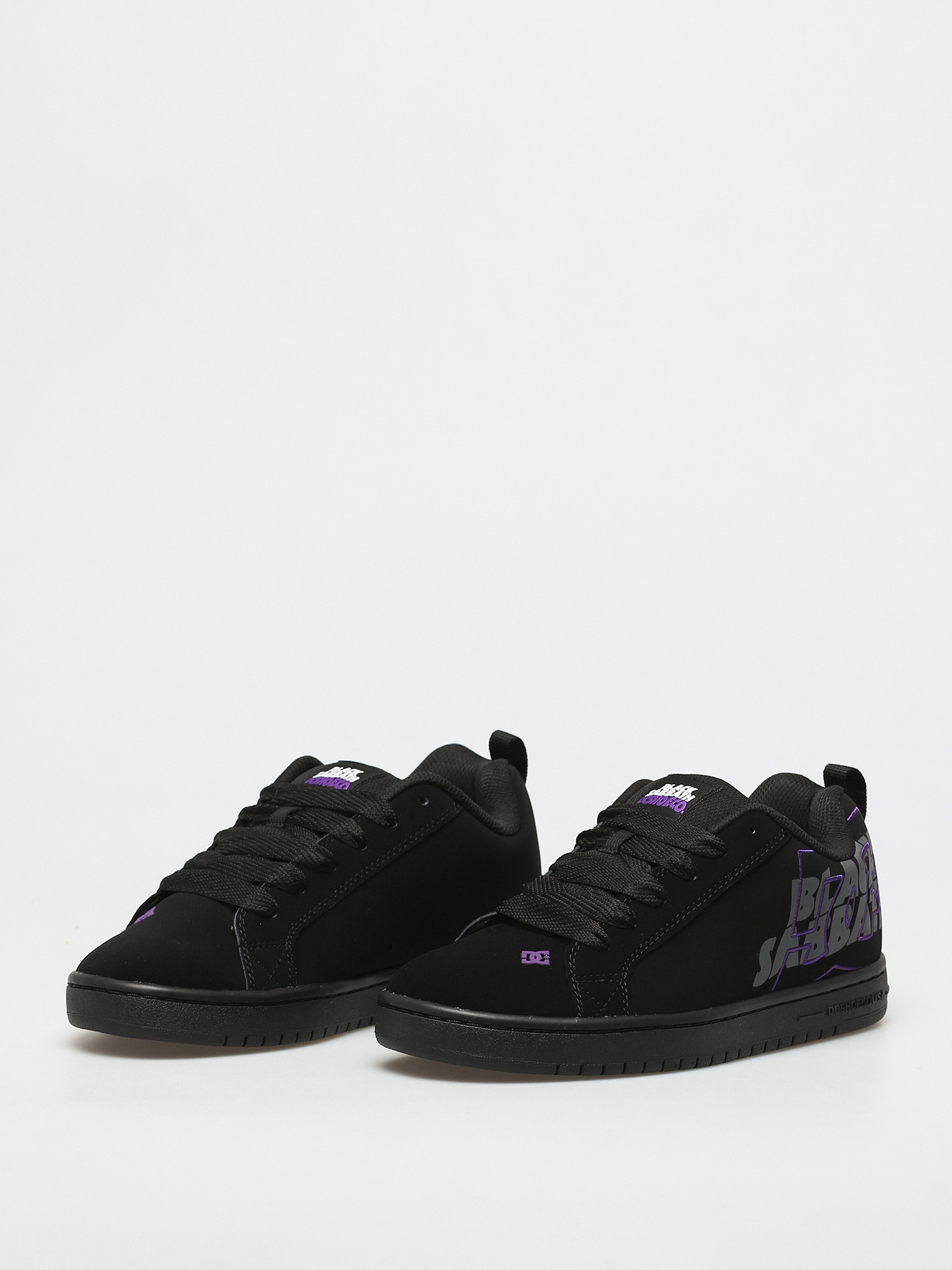 DC X Black Sabbath Ct Graffik Shoes (black/black/grey)