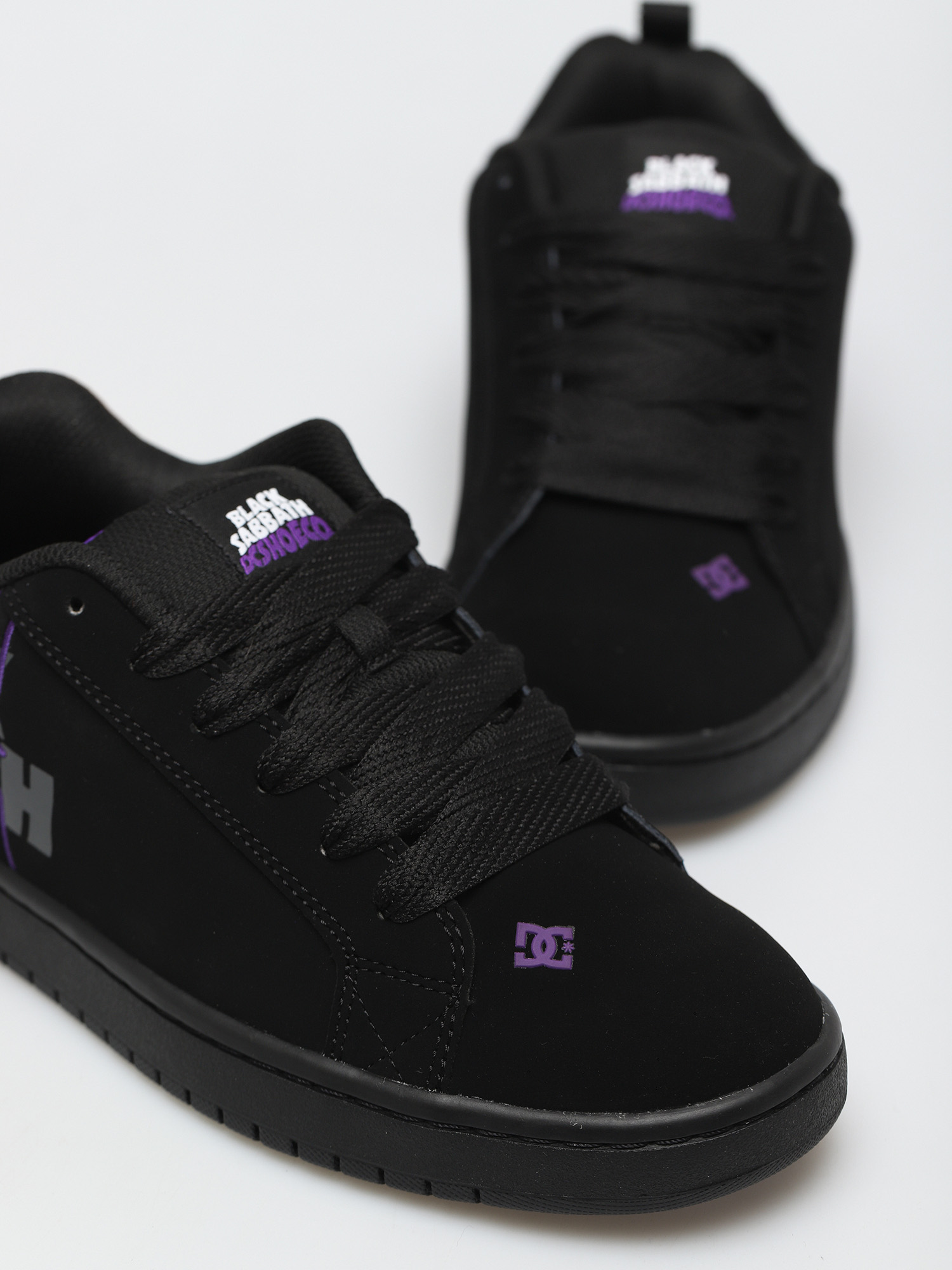 DC X Black Sabbath Ct Graffik Shoes (black/black/grey)