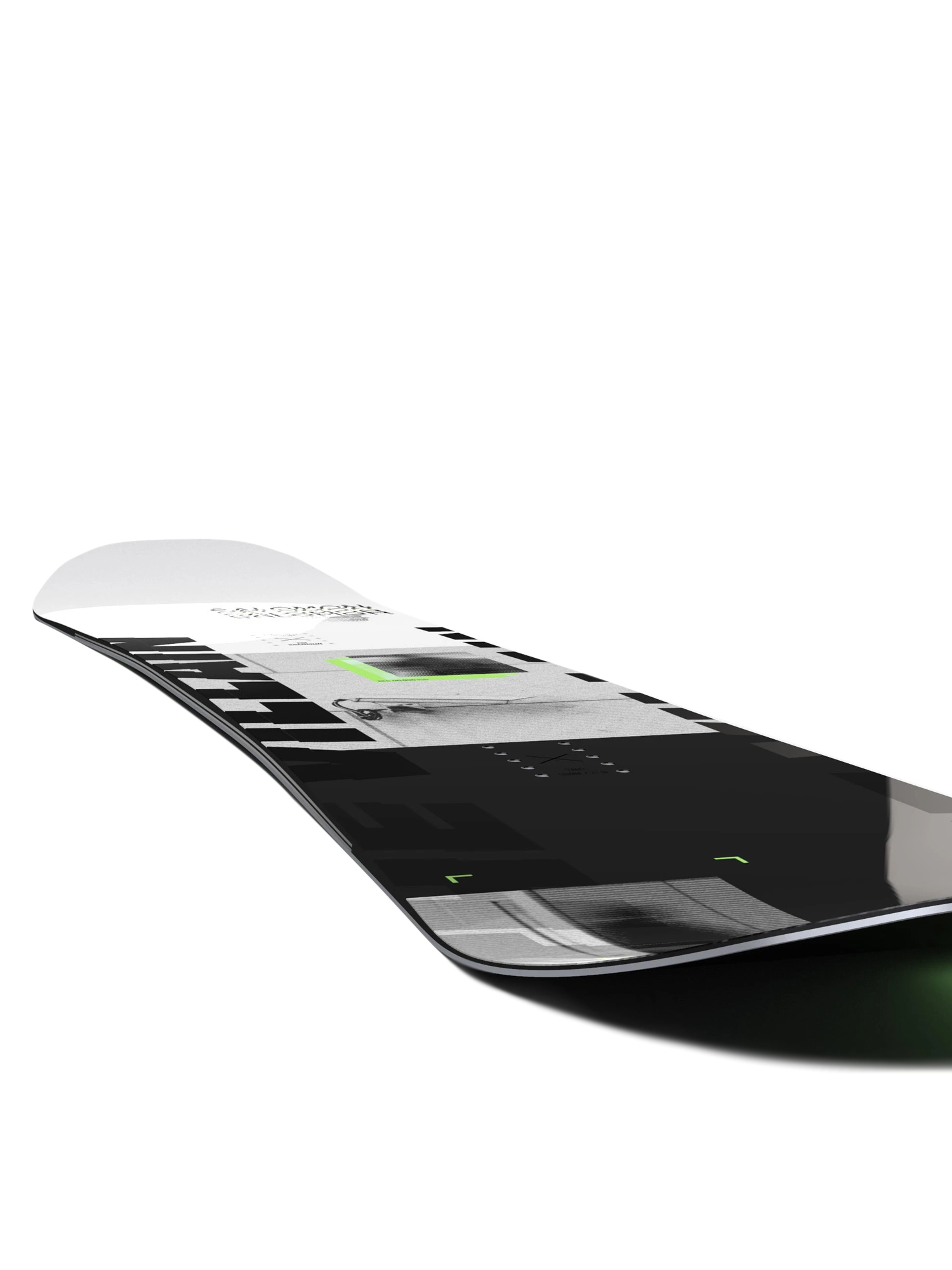 Mens Salomon The Villain Snowboard (green/white)