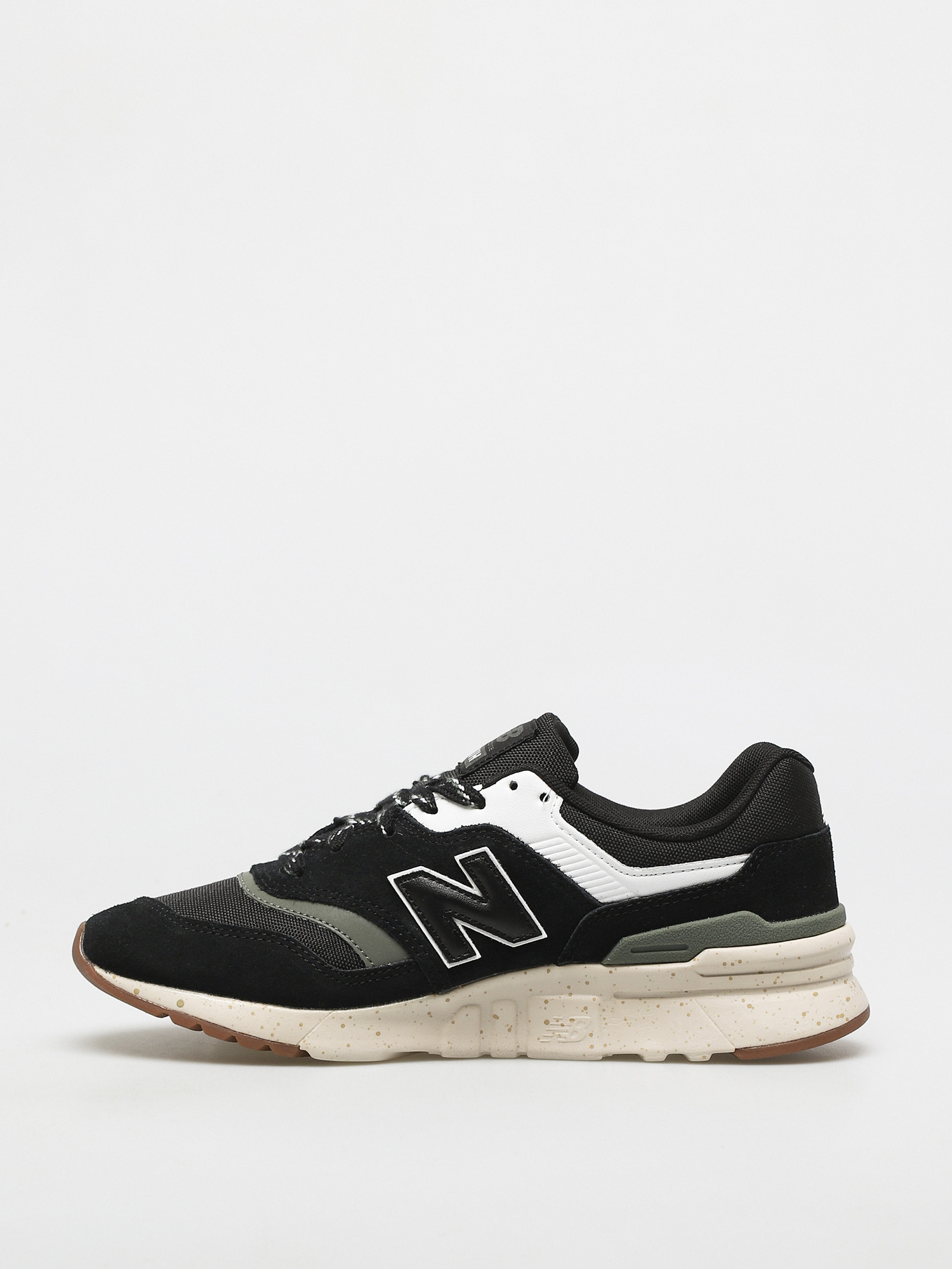 new balance 997 black leather