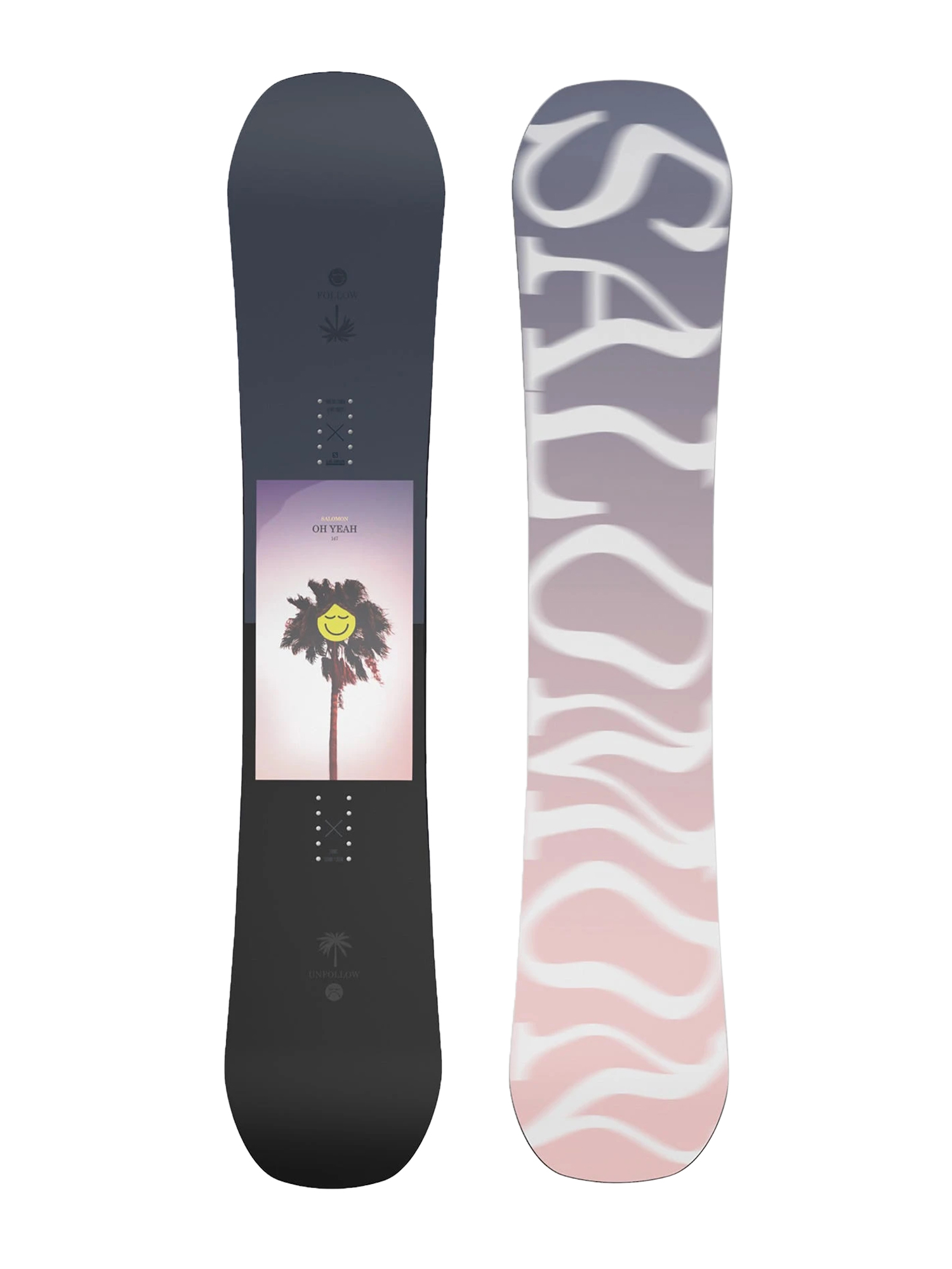 Womens Salomon Oh Yeah Snowboard (blue/pink/white)