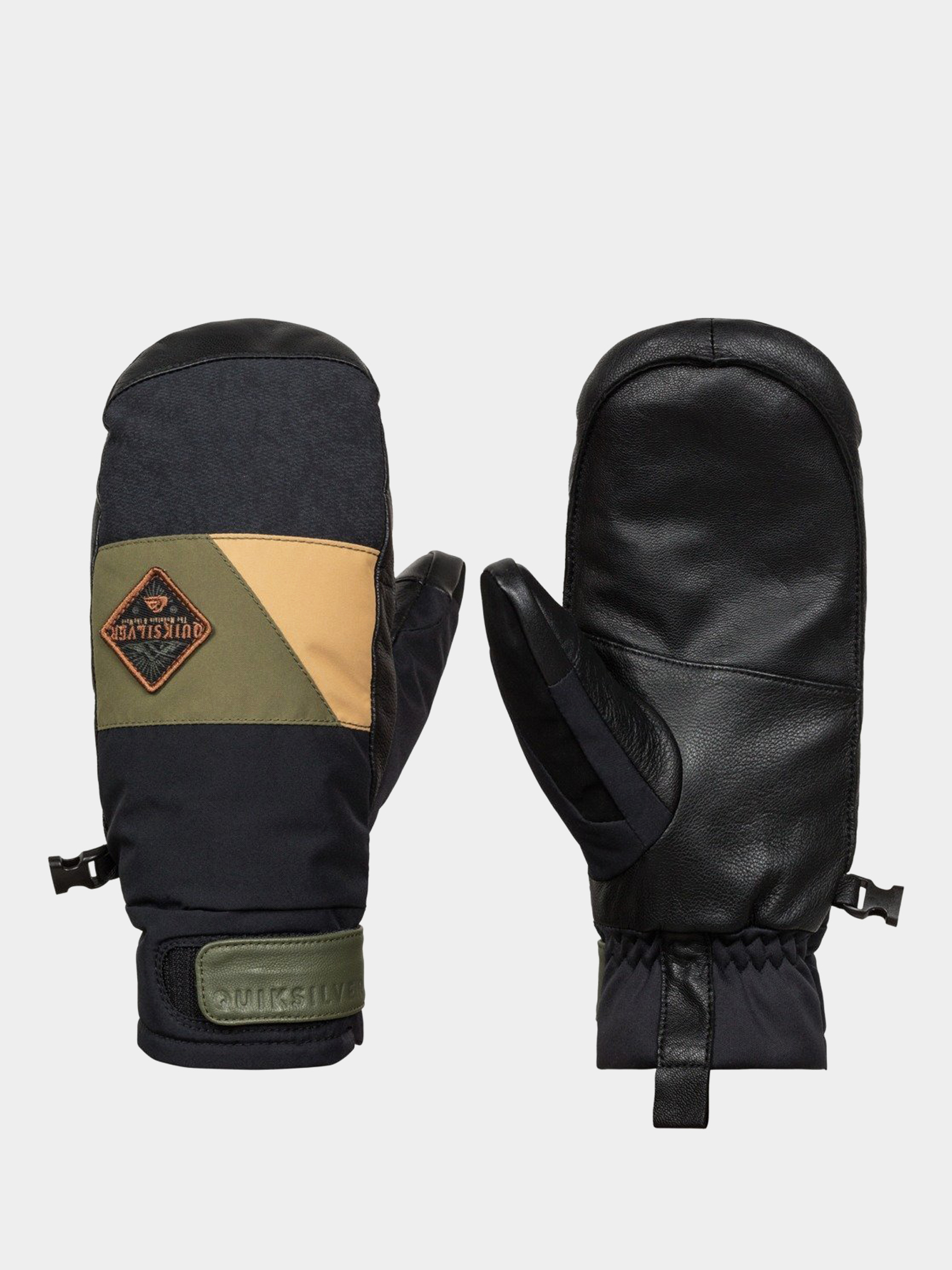 Quiksilver Squad Mitt Gloves (true black)