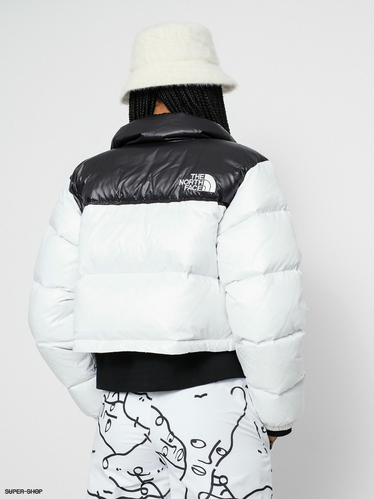 the north face nuptse white