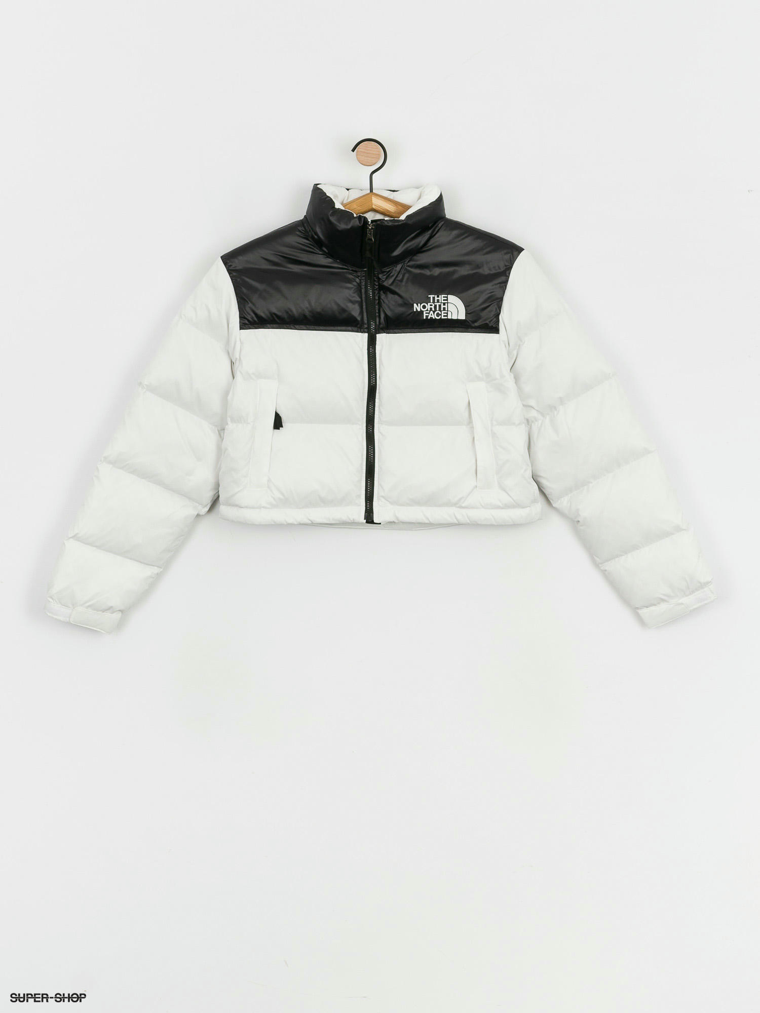 The North Face Nuptse Short Jacket Wmn (tnf white/tnf black)