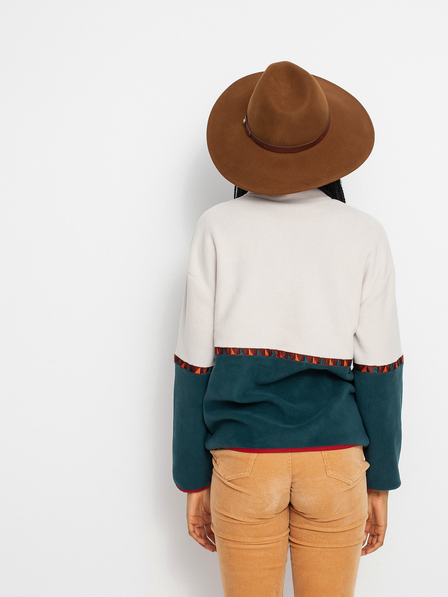 Damen Iriedaily Holina Fleece Troyer Fleecejacke (dark teal)