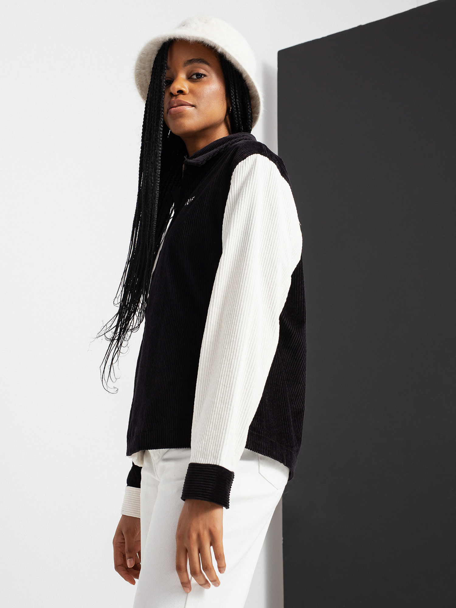 HUF Vandenberg Corduroy Jacke Wmn (black)