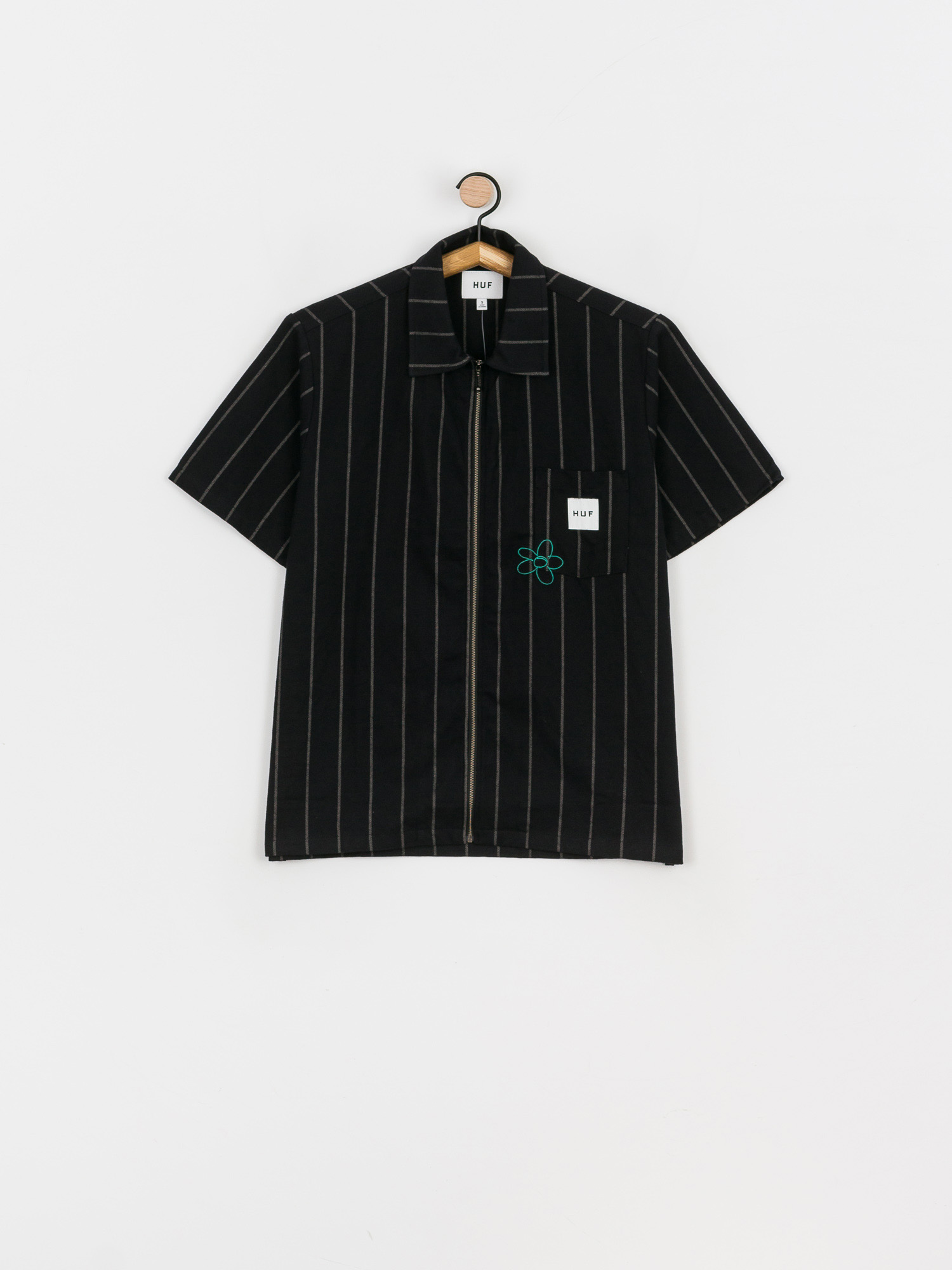HUF Issue Zip Work Shirt Wmn (black)