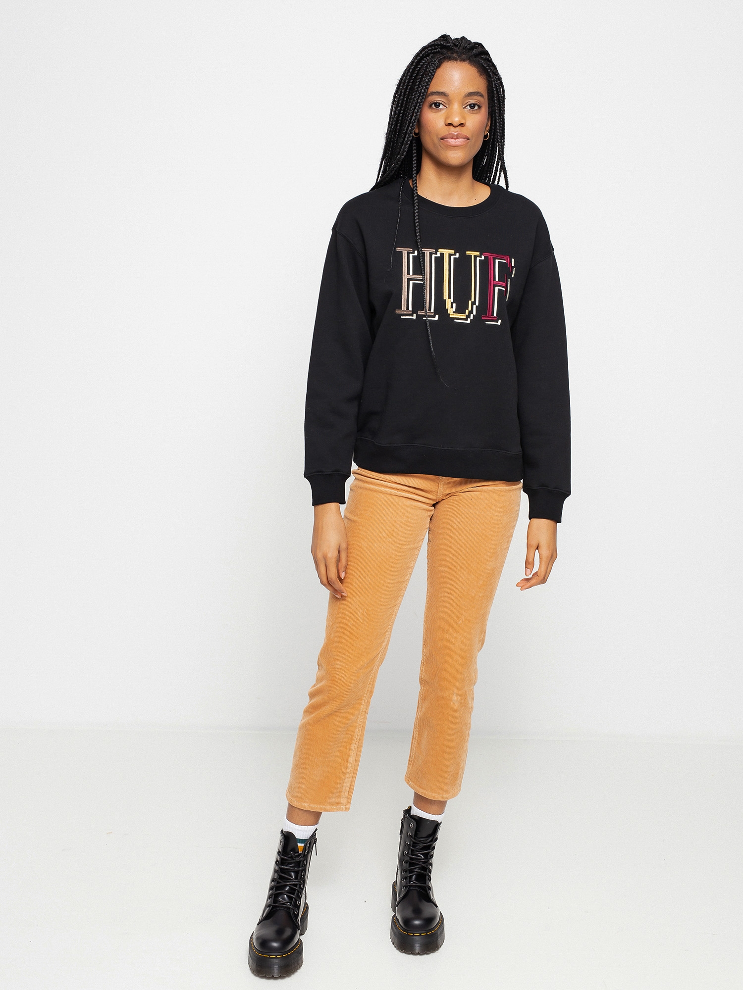 HUF 8-Bit Sweatshirt Wmn (black)