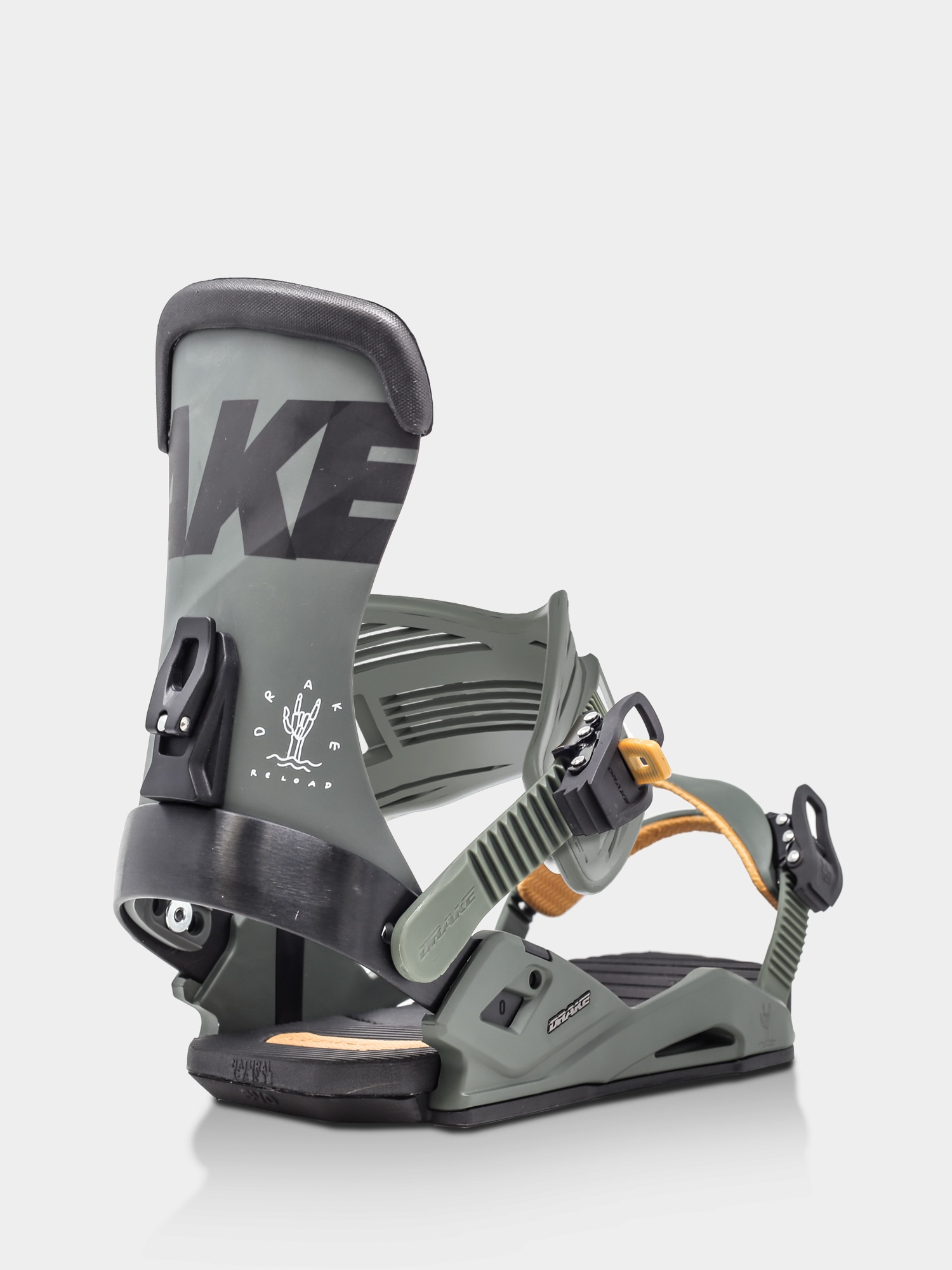 Mens Drake Reload Snowboard bindings (green)