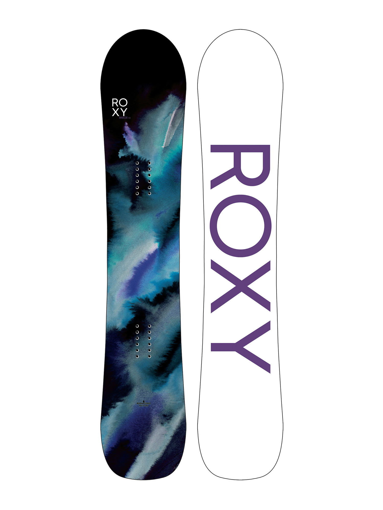 Womens Roxy Breeze Snowboard (white/purple)