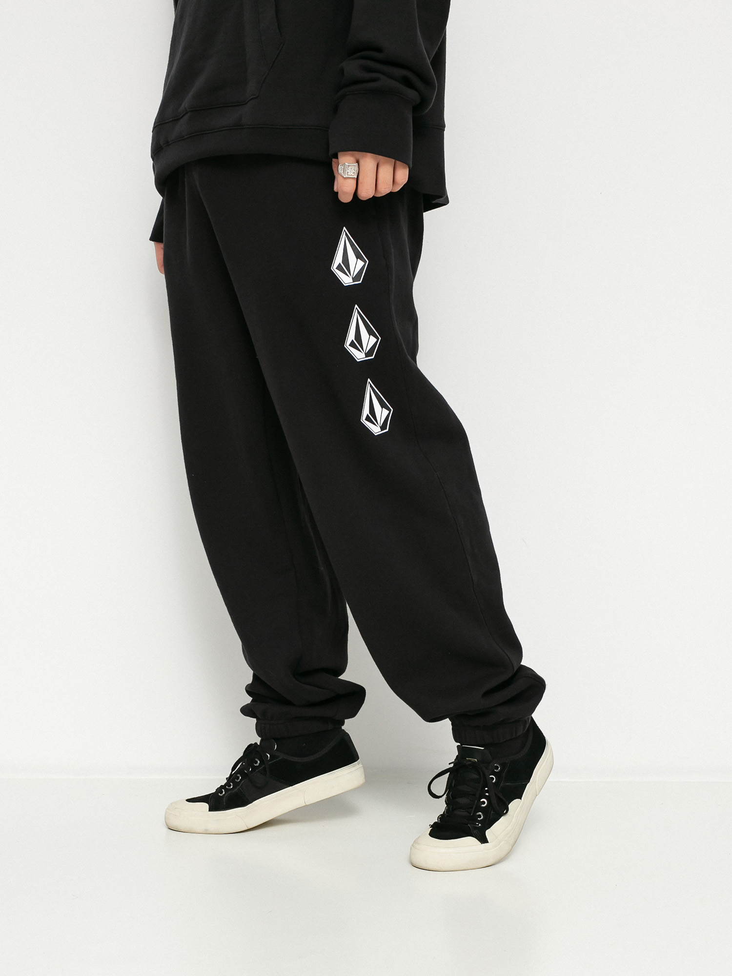 Volcom Iconic Stone Fleece Pants (black)