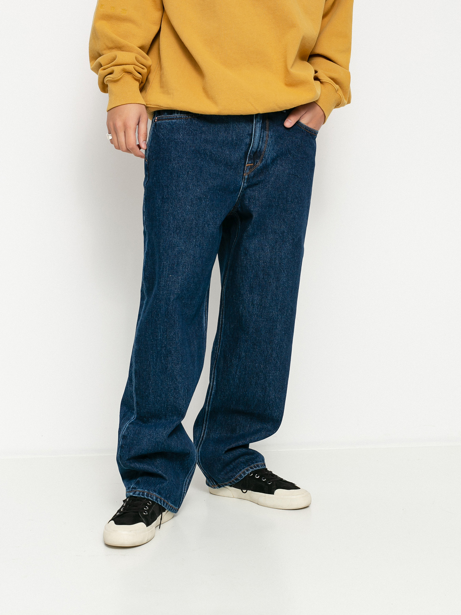 Volcom Louie Lopez Tapered Denim Pants (blue rinse)