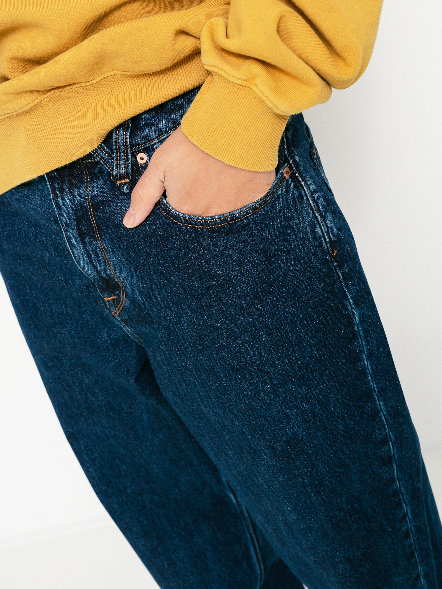 Volcom Louie Lopez Tapered Denim Pants (blue rinse)