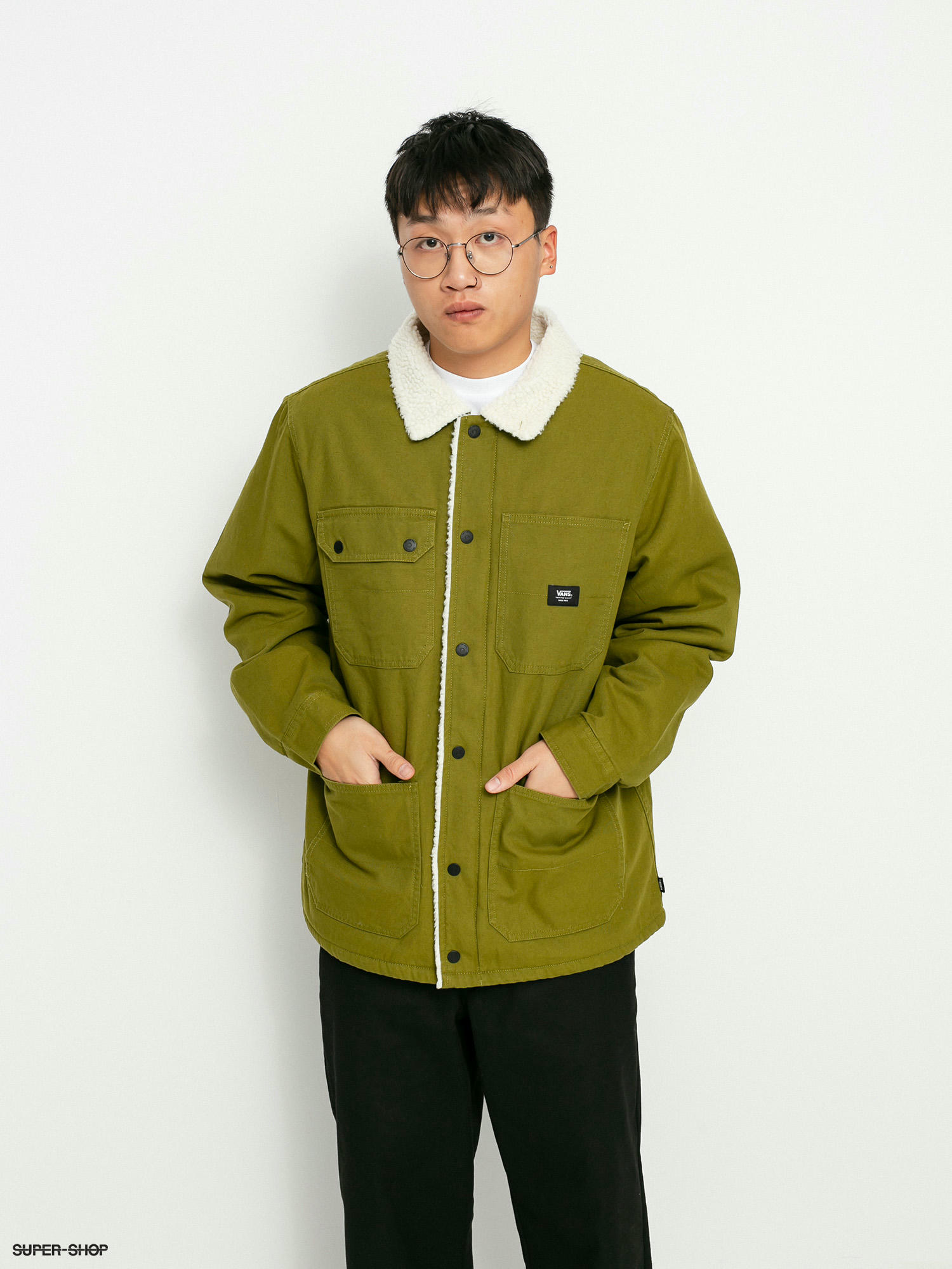 green vans jacket mens