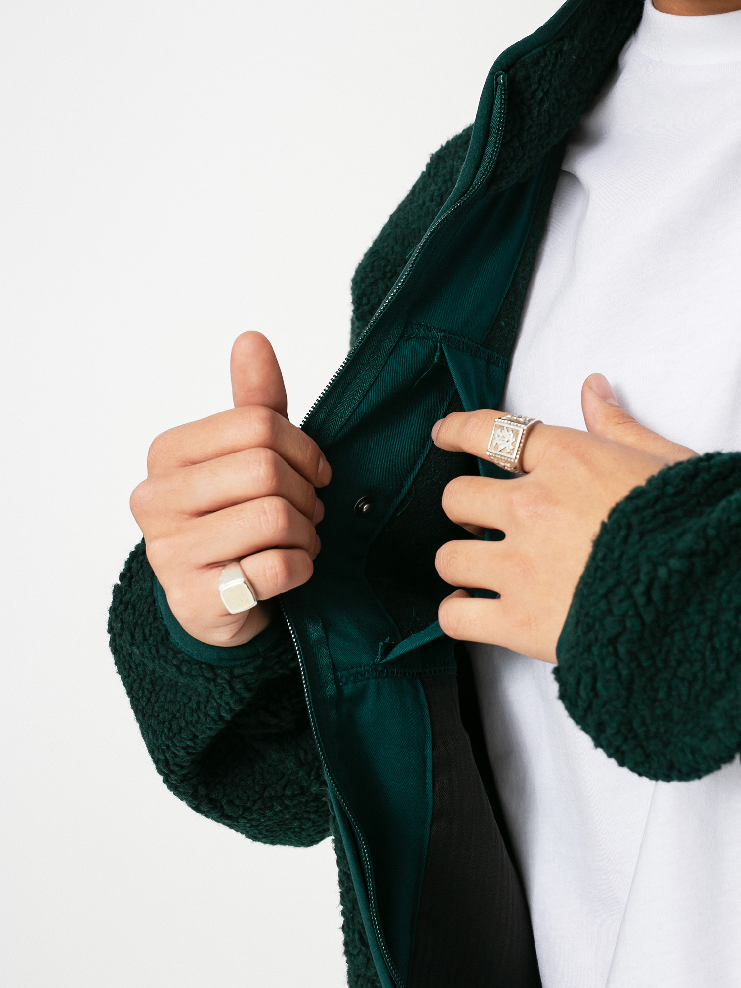 Mens Dickies Red Chute Sherpa Fleece  (ponderosa pine)