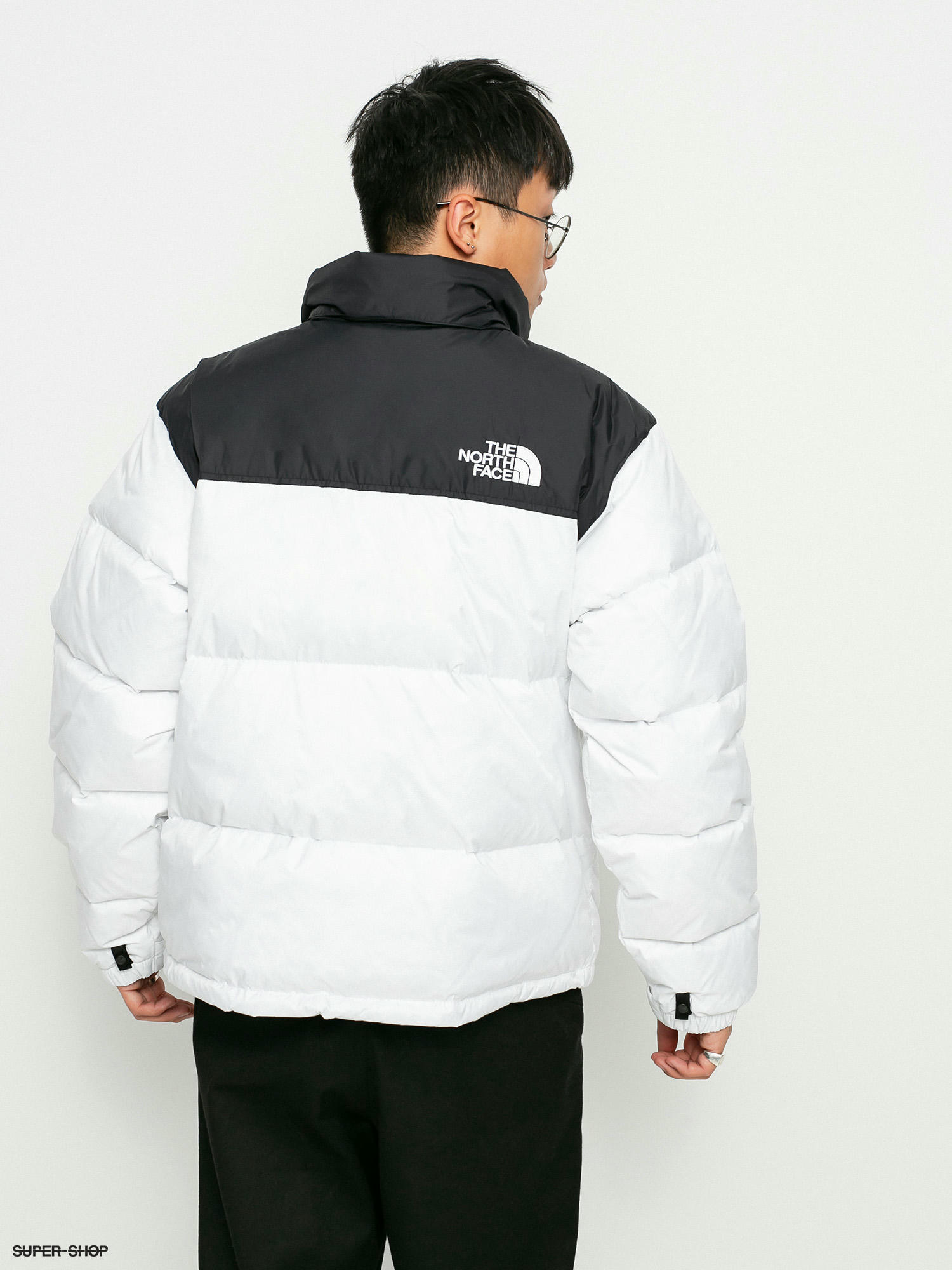 the north face down jacket white