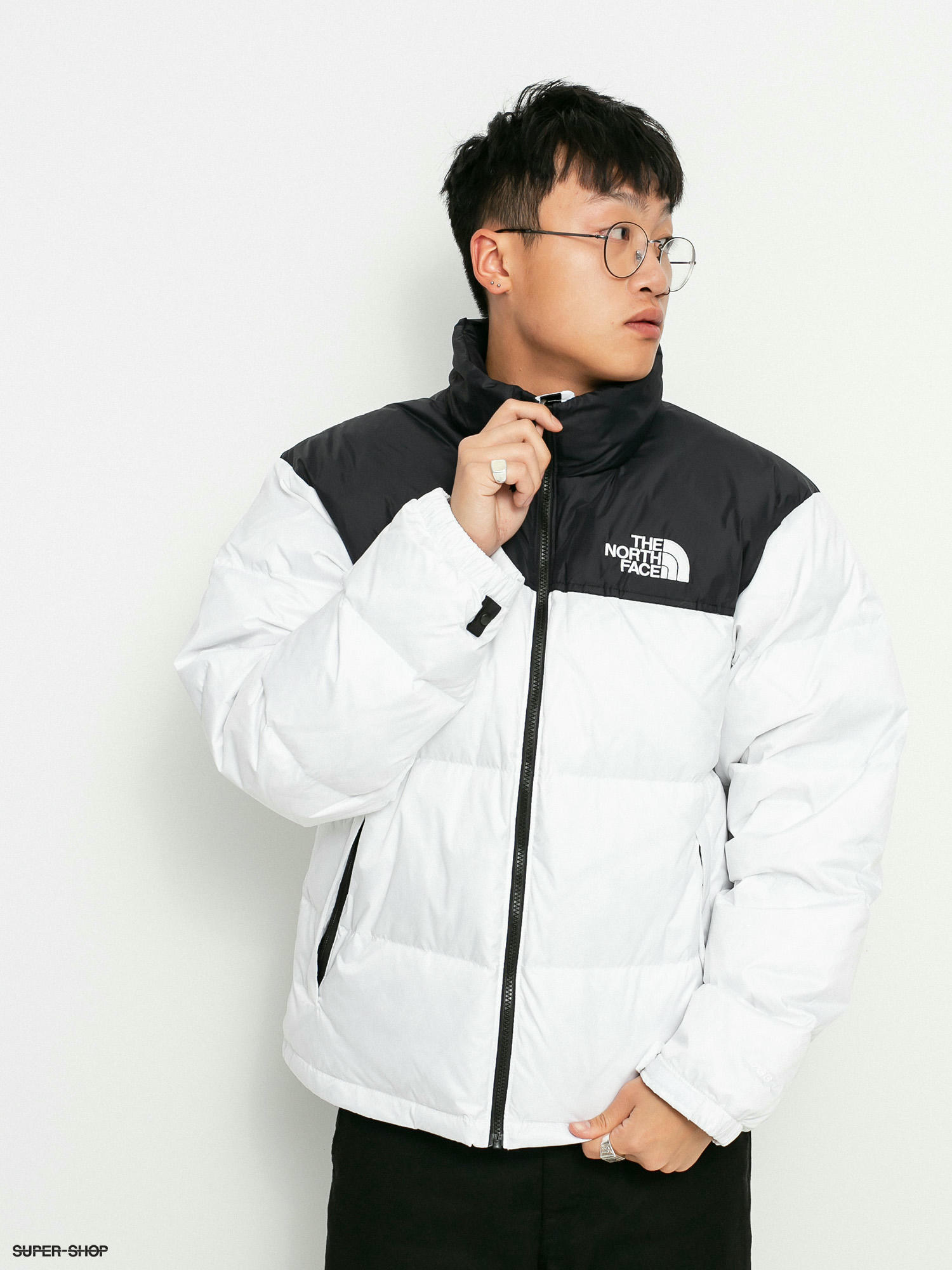 the north face nuptse white