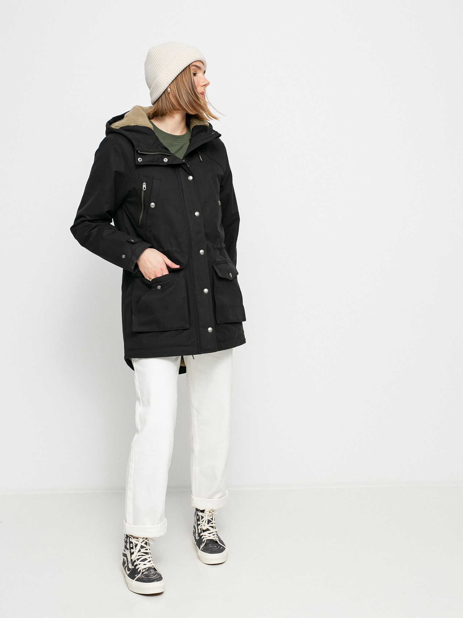 Volcom Walk On By 5K Parka Jacke Wmn (black)