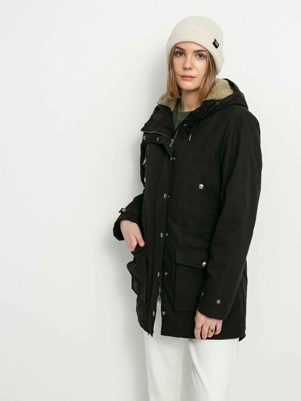 Volcom Walk On By 5K Parka Jacket Wmn (black)