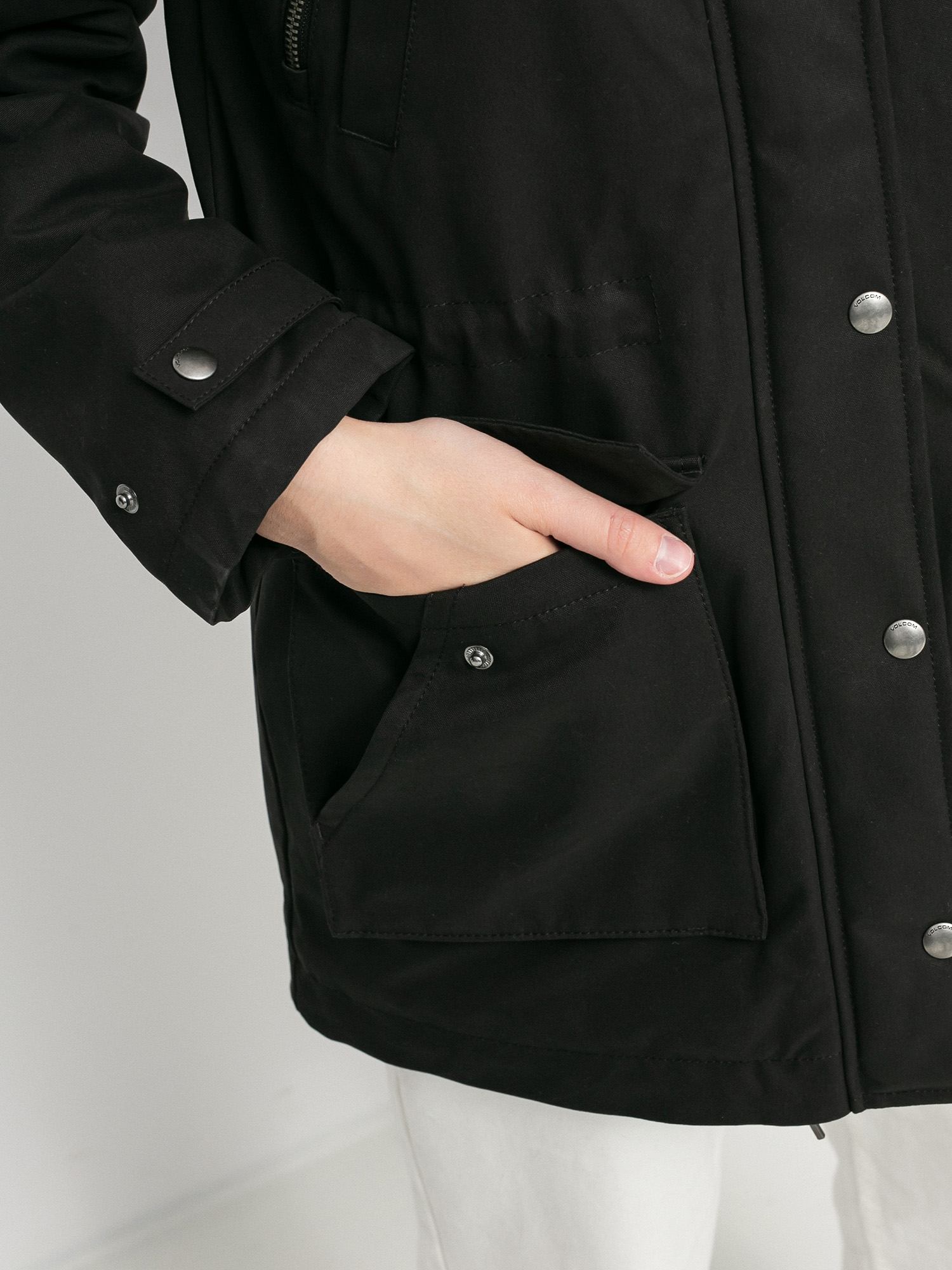 Volcom Walk On By 5K Parka Jacket Wmn (black)