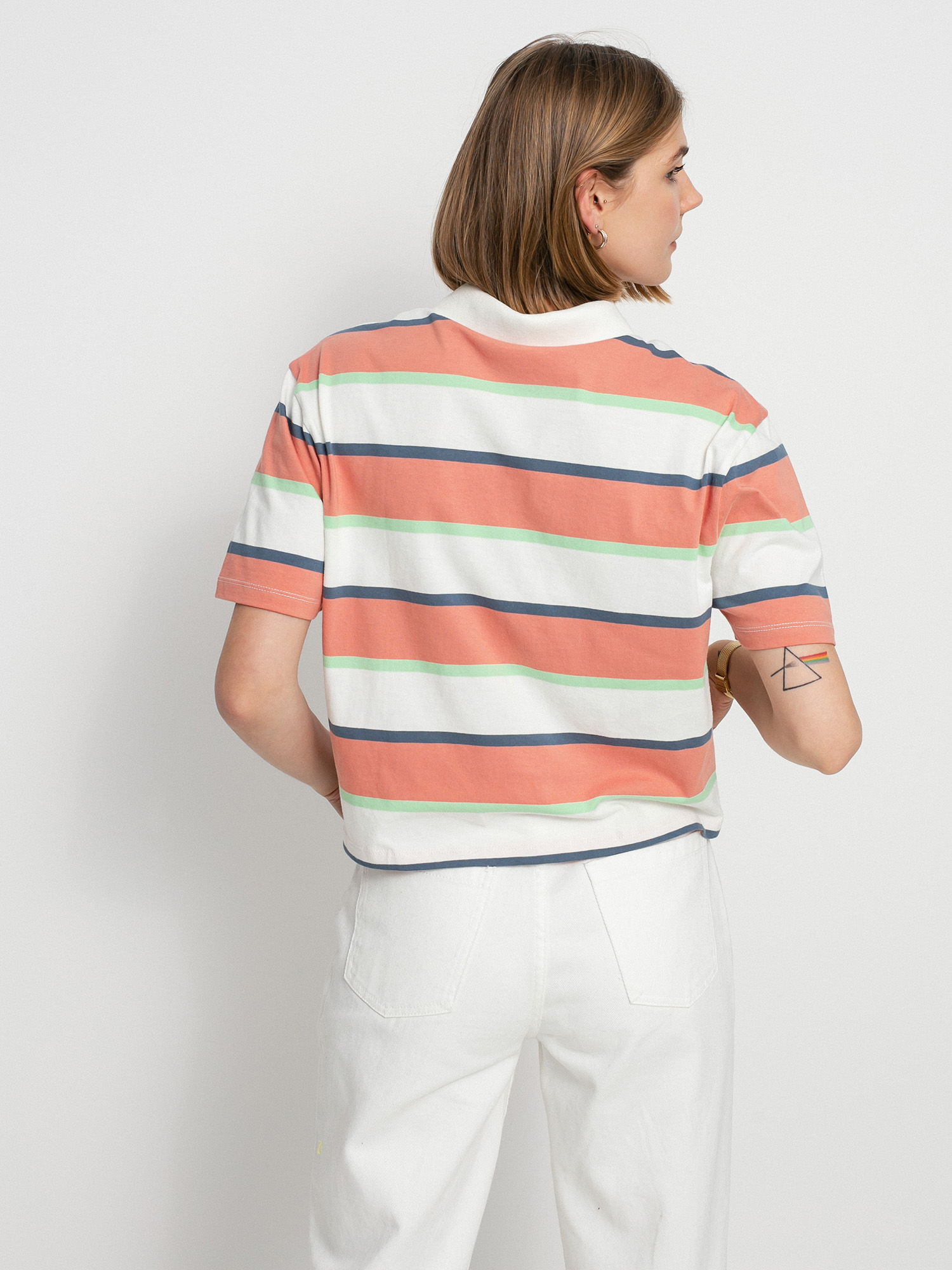 Vans Skate Stripe Polo t-shirt Wmn (marshmallow)