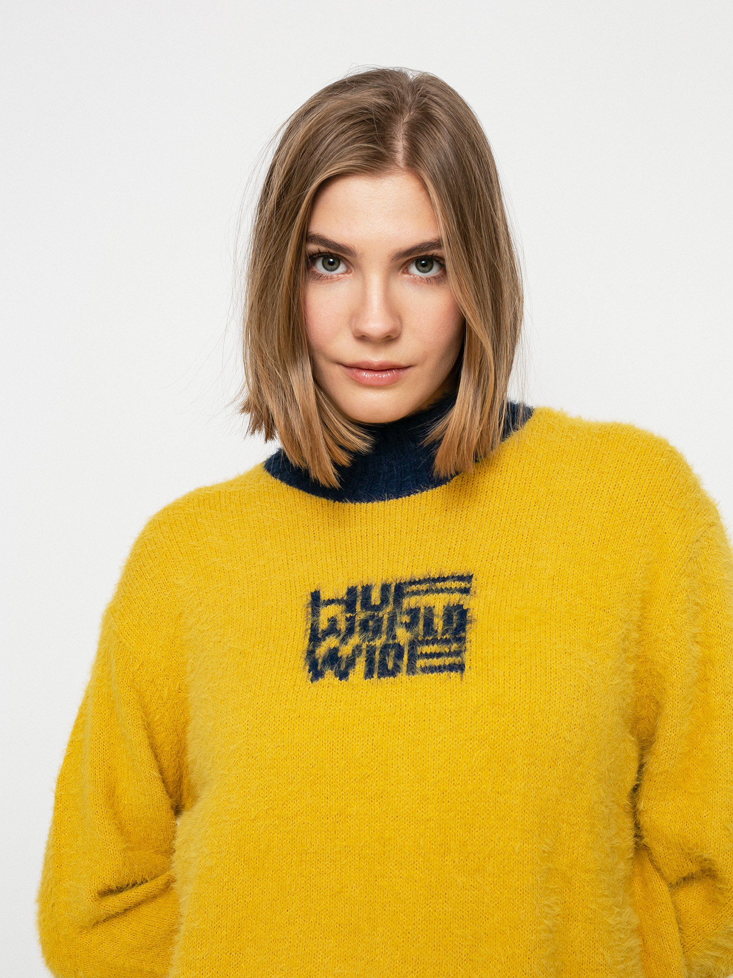 HUF Disorder Jacquard Sweater Wmn (gold)