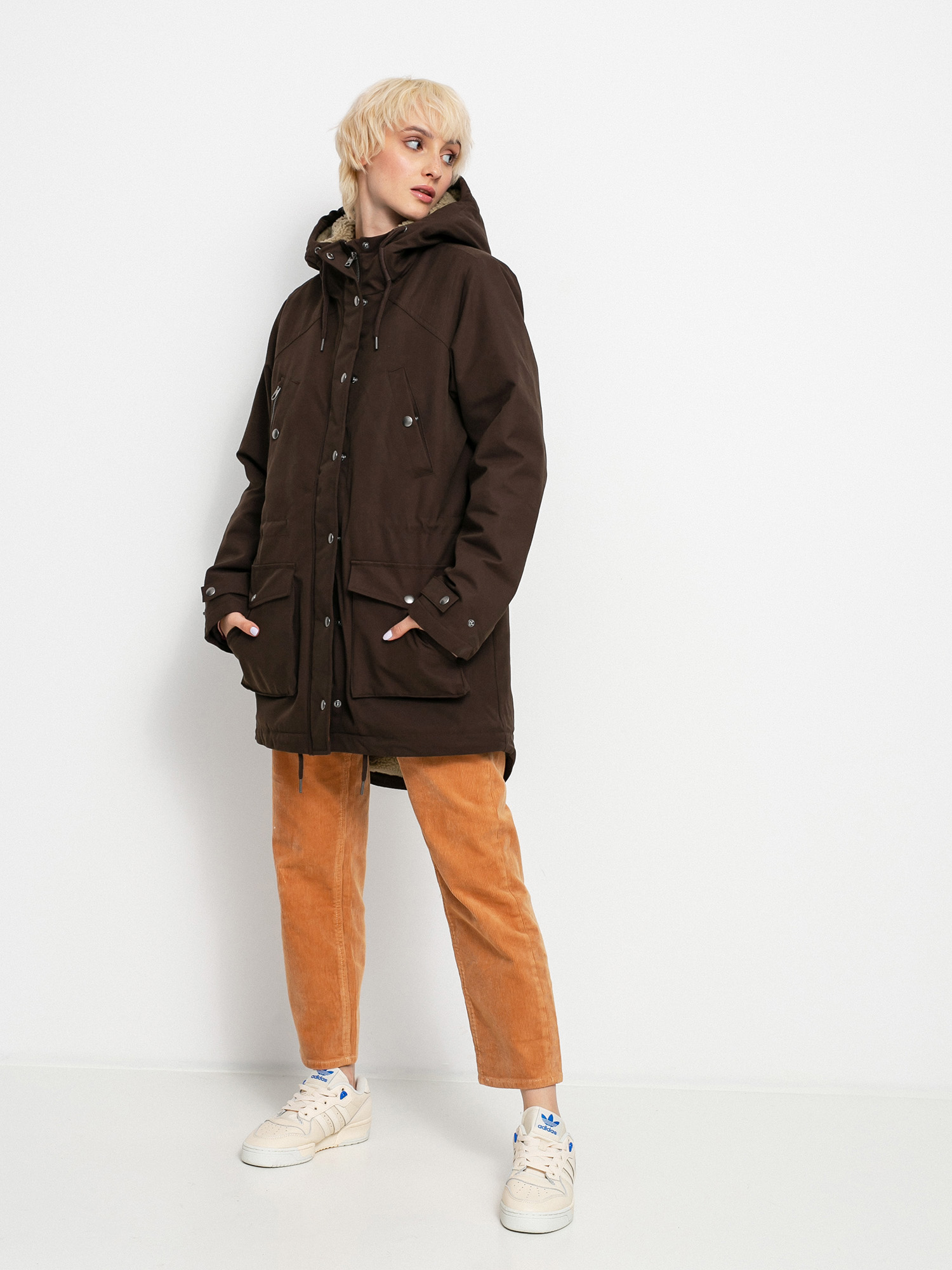 Volcom Walk On By 5K Jacket Wmn (dark brown)