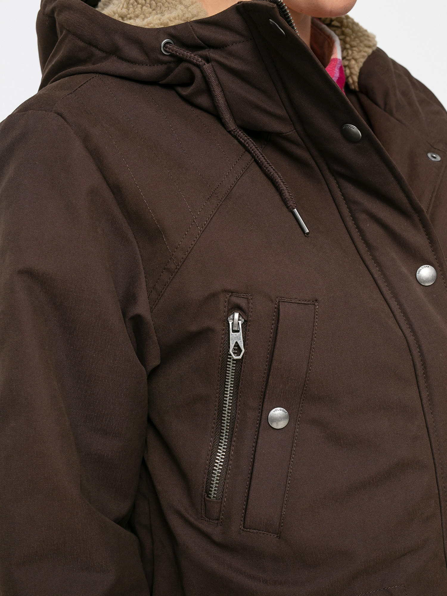 Volcom Walk On By 5K Jacket Wmn (dark brown)