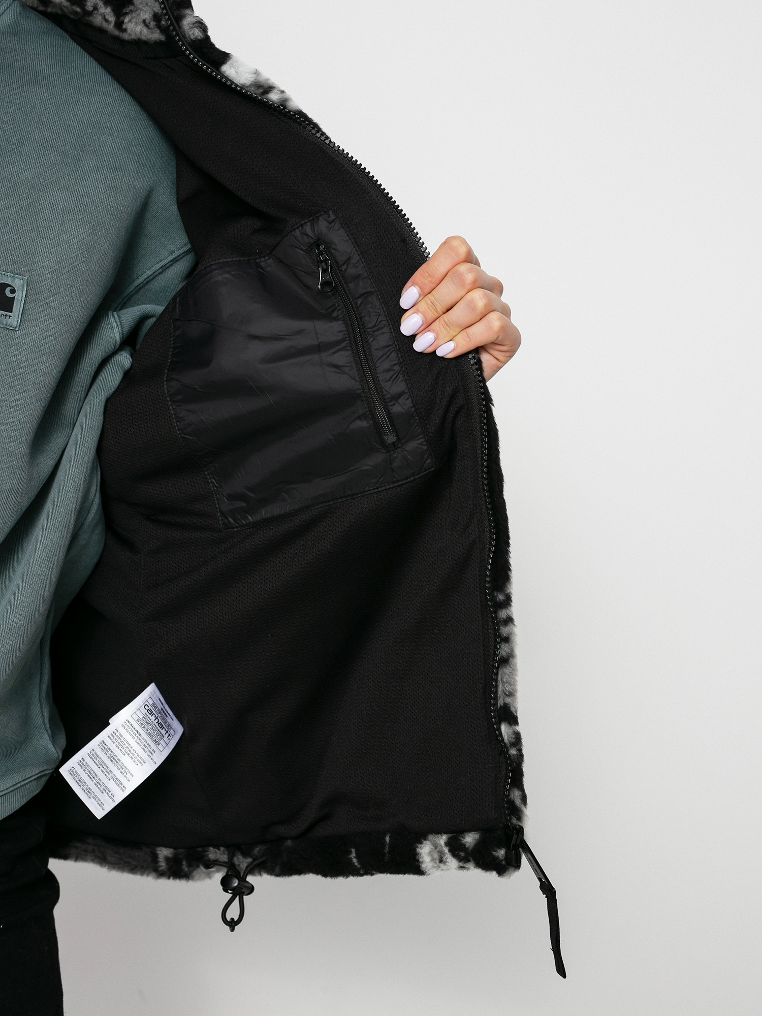 carhartt wip high plains print fleece