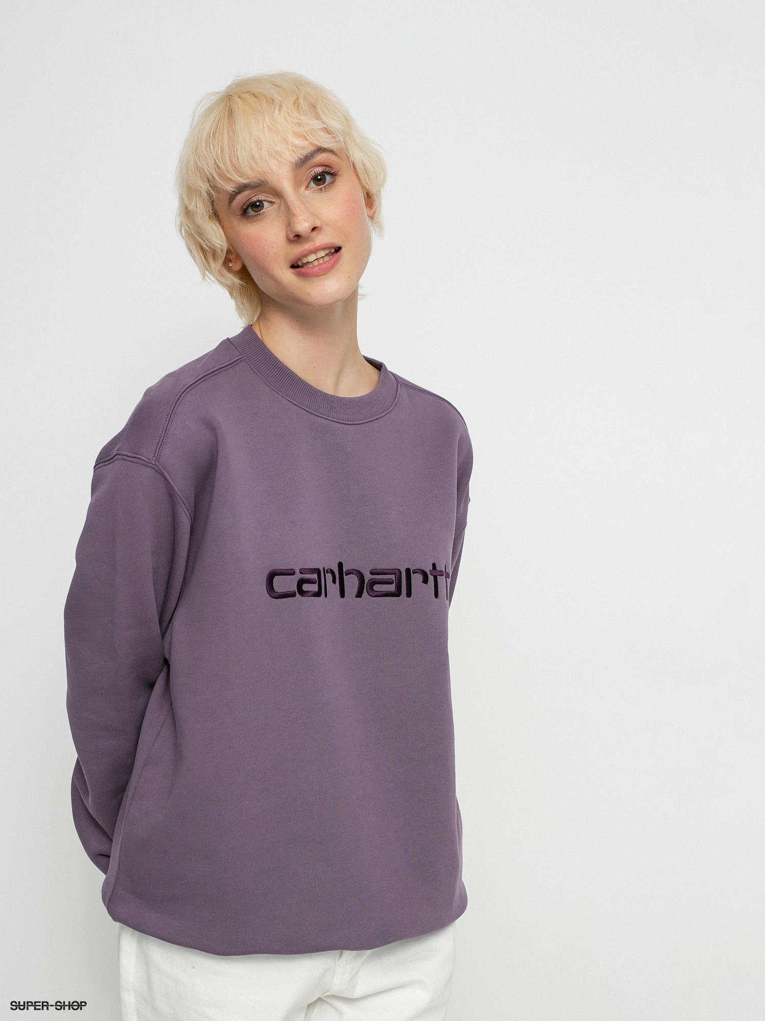 carhartt purple sweatshirt