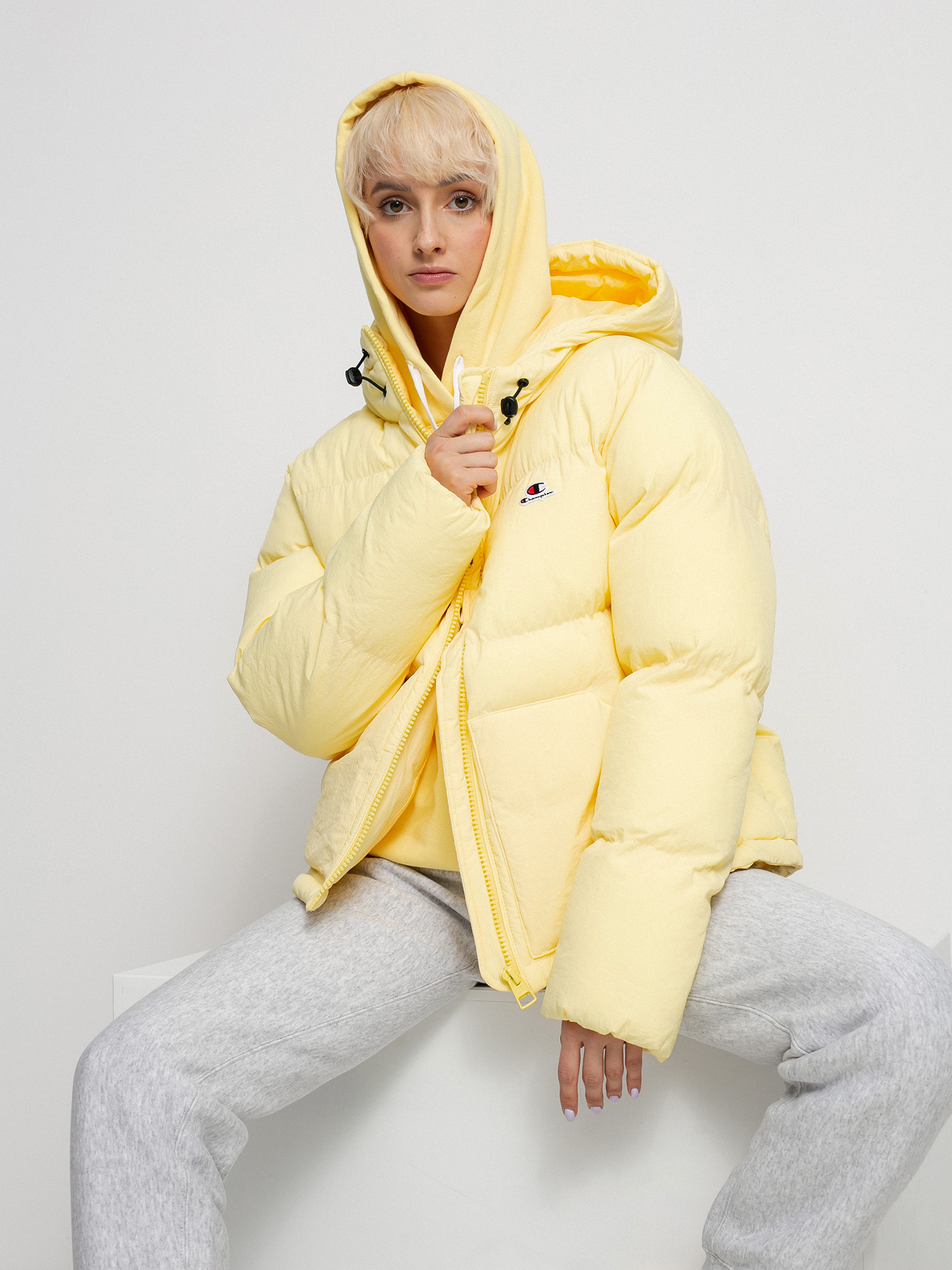 Champion Hooded Jacket 114577 Jacket Wmn (ban)