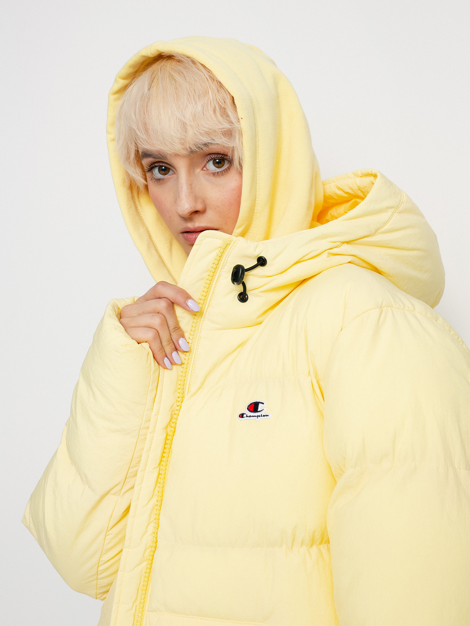 Champion Hooded Jacket 114577 Jacket Wmn (ban)