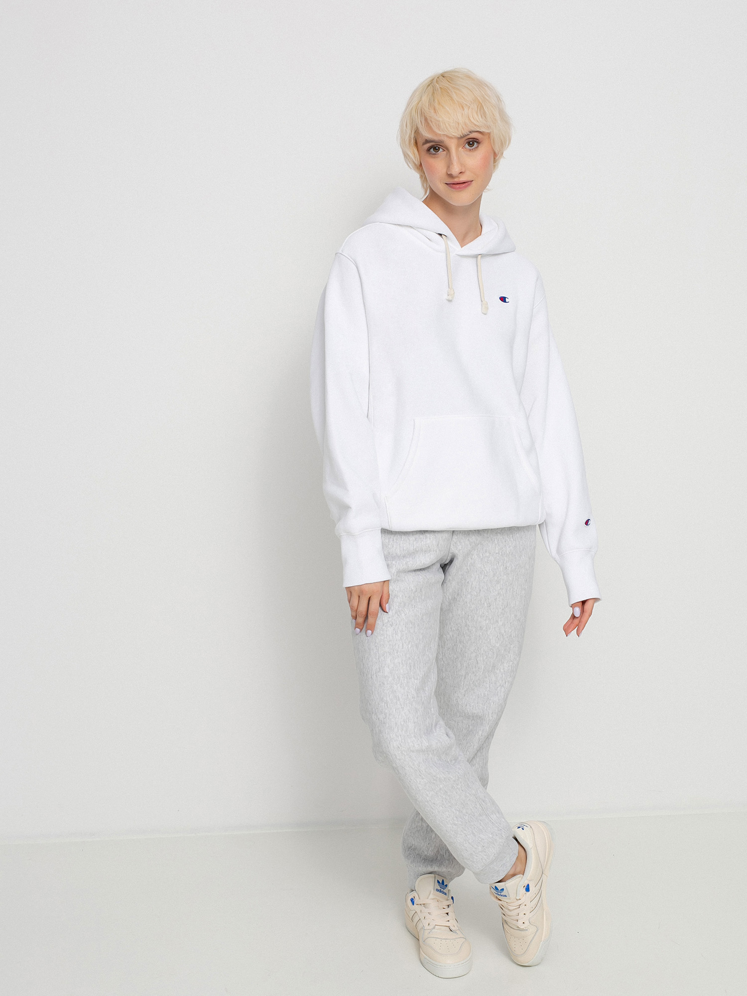 Champion Sweatshirt HD 114778 Hoodie Wmn (wht)